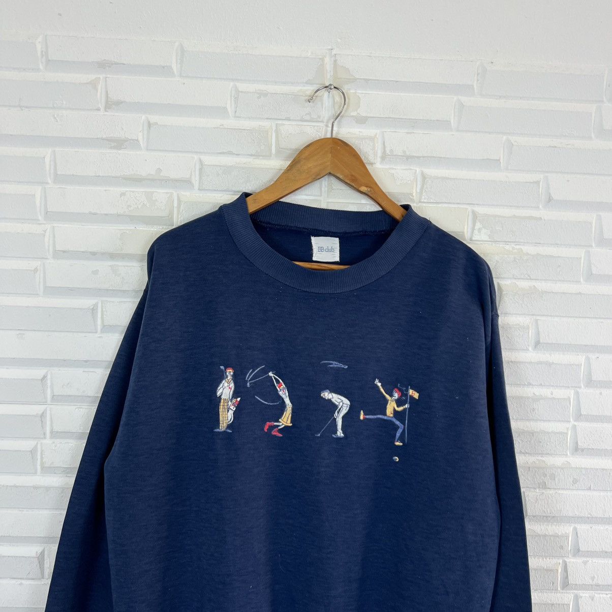 Japanese Brand VINTAGE BB CLUB SWEATSHIRT BIG LOGO Size US M / EU 48-50 / 2 - 3 Thumbnail