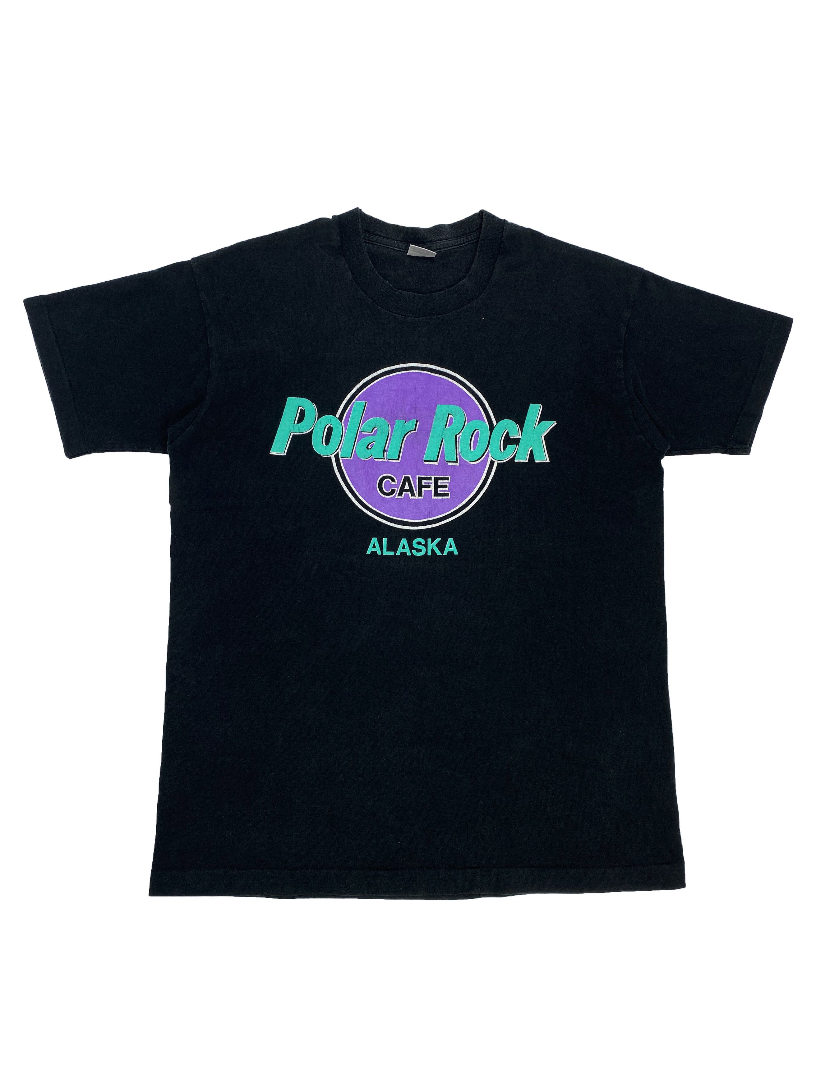 Hard Rock Cafe × Vintage Polar Rock Cafe Alaska 80s-90s Vintage Washed T-Shirt Size US L / EU 52-54 / 3 - 1 Thumbnail