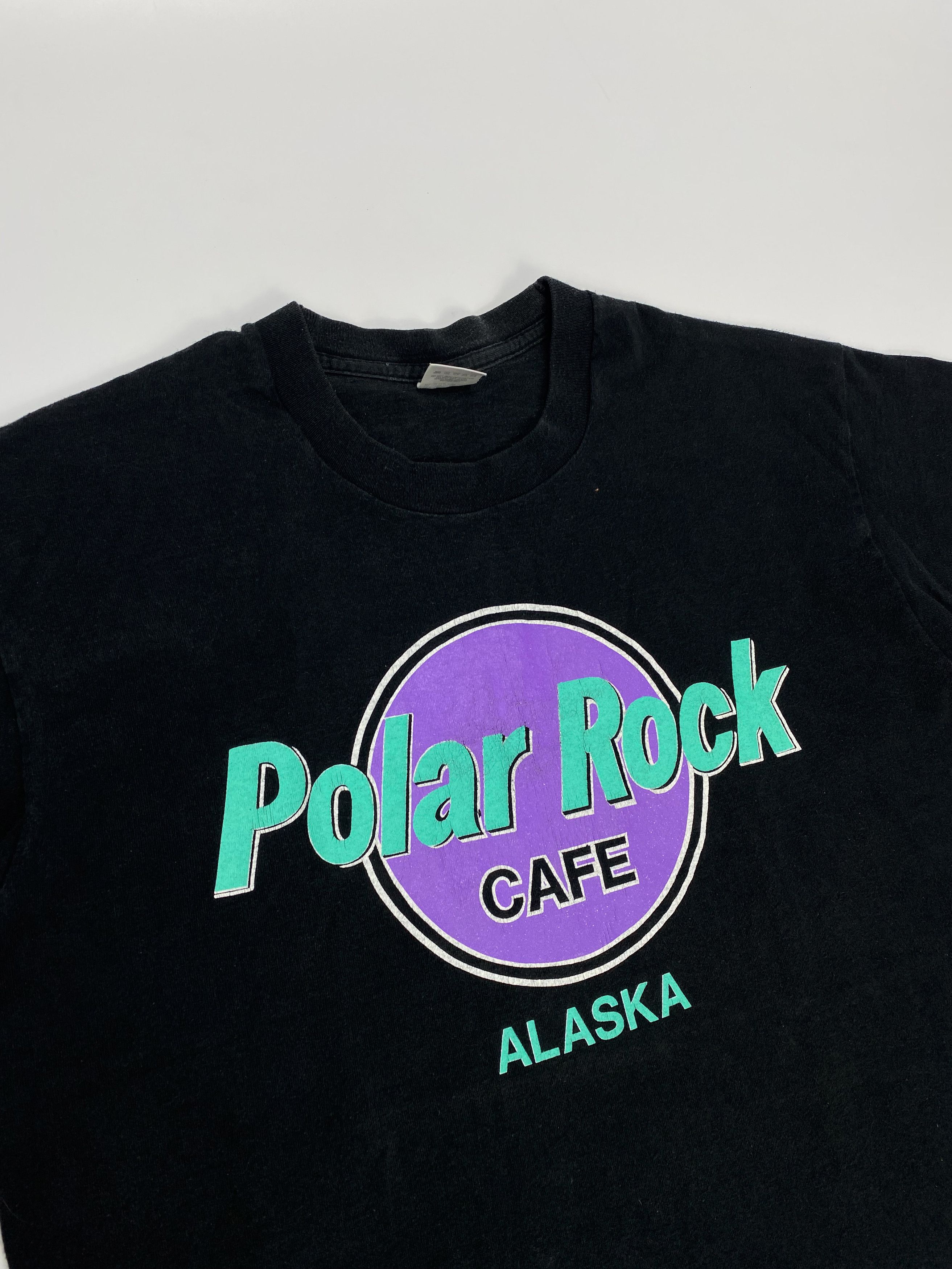 Hard Rock Cafe × Vintage Polar Rock Cafe Alaska 80s-90s Vintage Washed T-Shirt Size US L / EU 52-54 / 3 - 2 Thumbnail