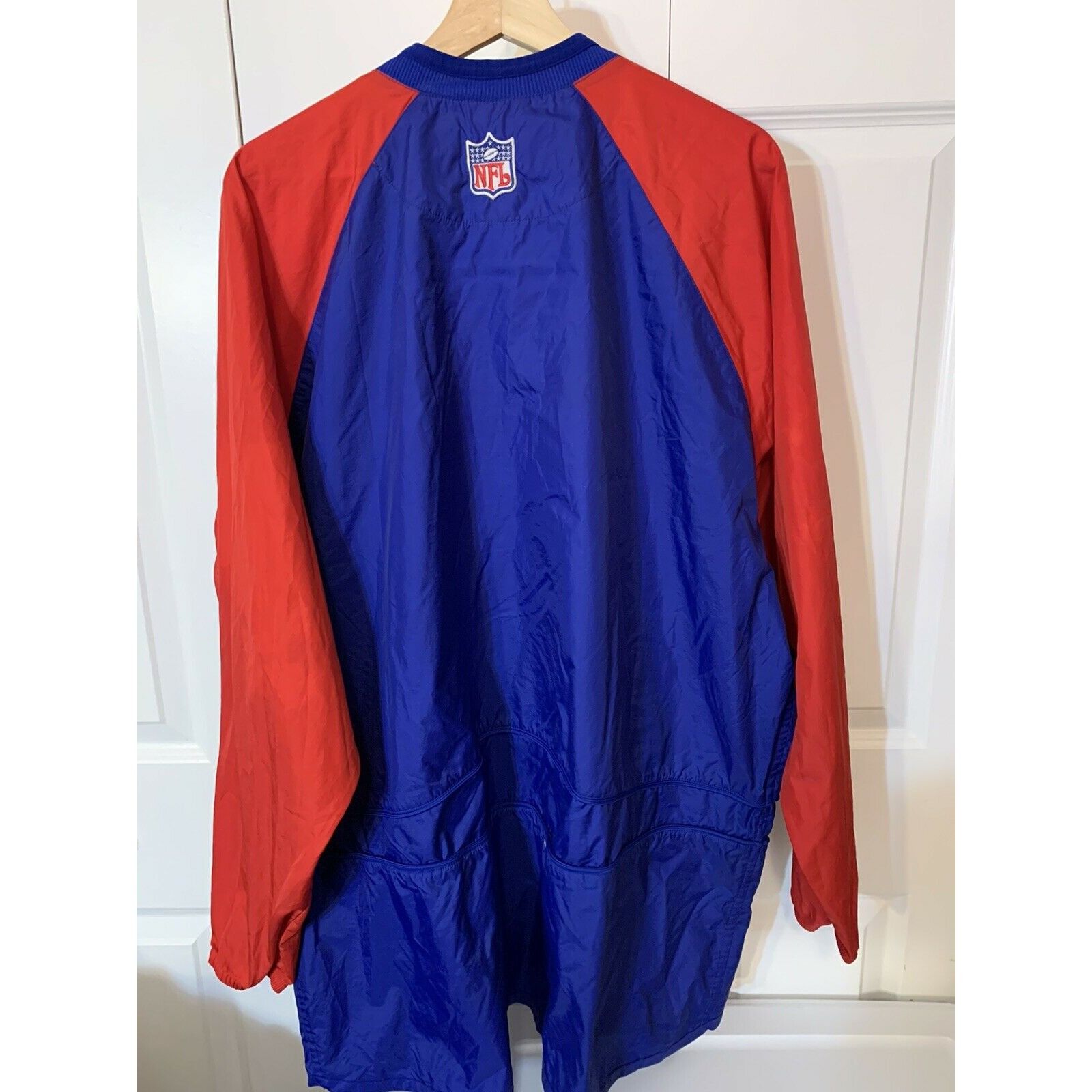 Nike NIKE TEAM NY GIANTS Men’s Sz 2XL BLUE & RED WIND & RAIN PULL Size US XXL / EU 58 / 5 - 9 Thumbnail