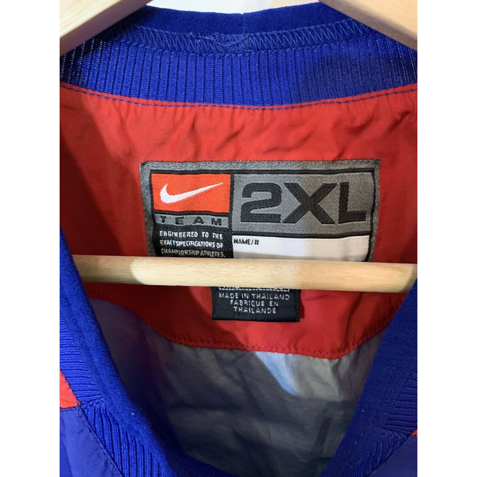Nike NIKE TEAM NY GIANTS Men’s Sz 2XL BLUE & RED WIND & RAIN PULL Size US XXL / EU 58 / 5 - 2 Thumbnail