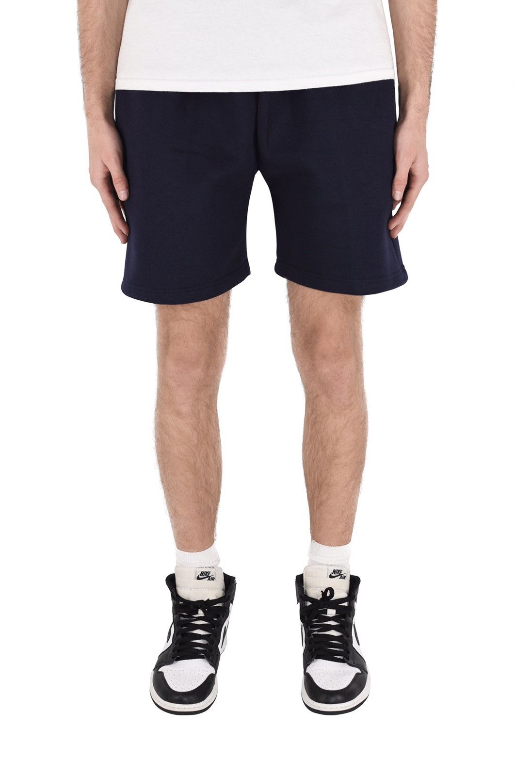 Vintage Fleece Sweat Shorts Navy Xxl Size US 36 / EU 52 - 5 Thumbnail