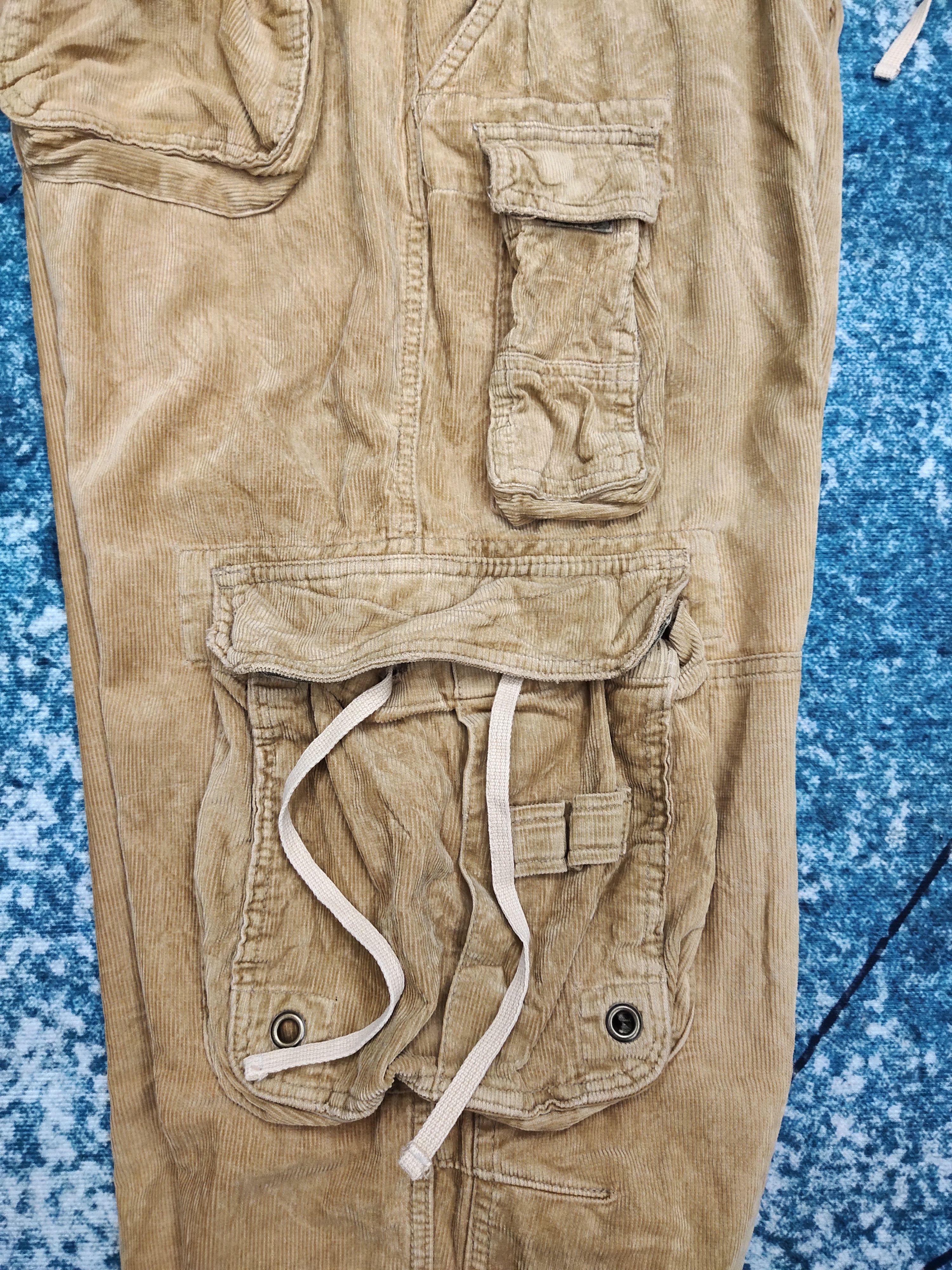 Japanese Brand Japanese Brand Corduroy Multi-pocket Cargo Baggy Pants Size US 36 / EU 52 - 5 Thumbnail