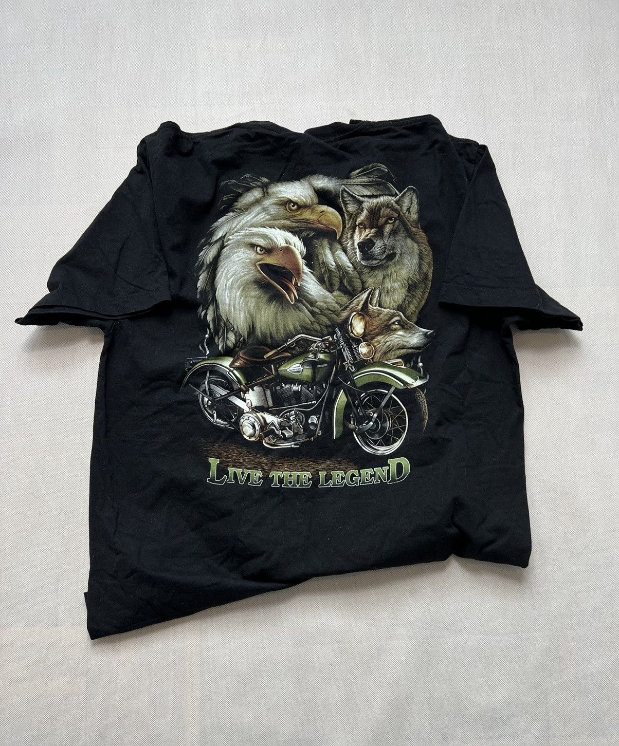 Vintage Tshirt Live The Legend vintage amercian 00’s 90’s Size US XXL / EU 58 / 5 - 3 Thumbnail