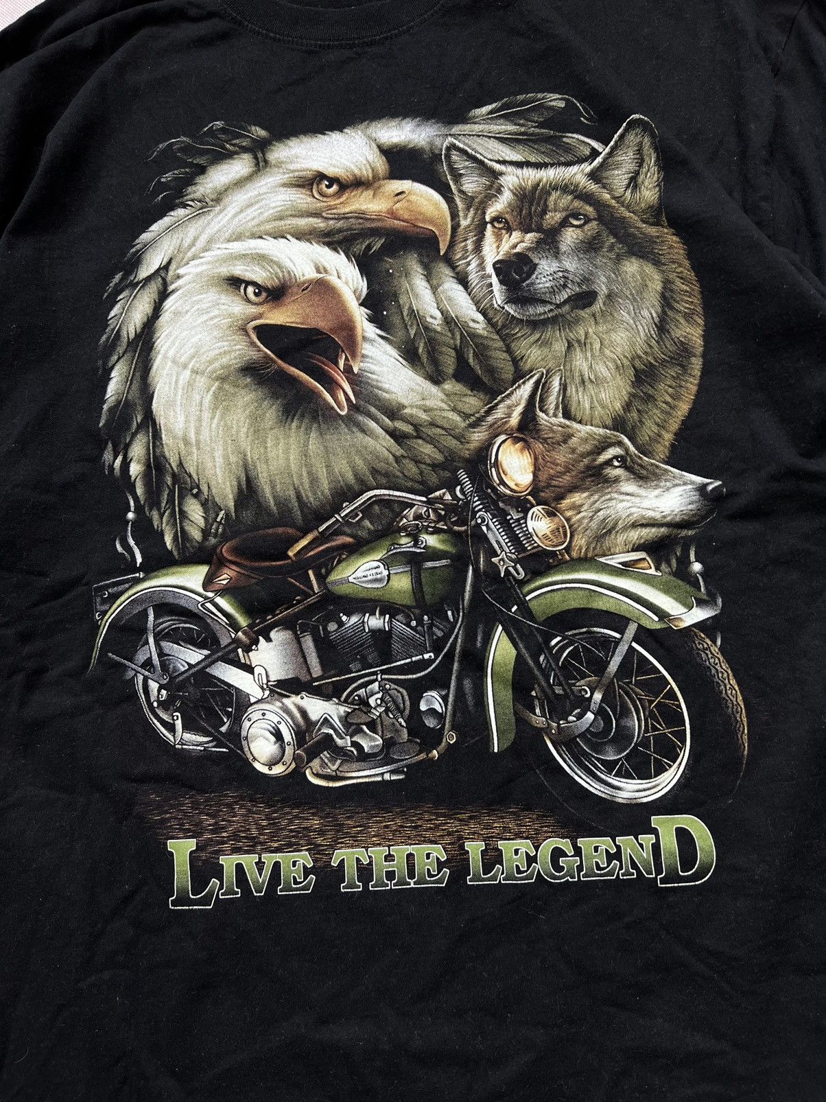 Vintage Tshirt Live The Legend vintage amercian 00’s 90’s Size US XXL / EU 58 / 5 - 2 Preview