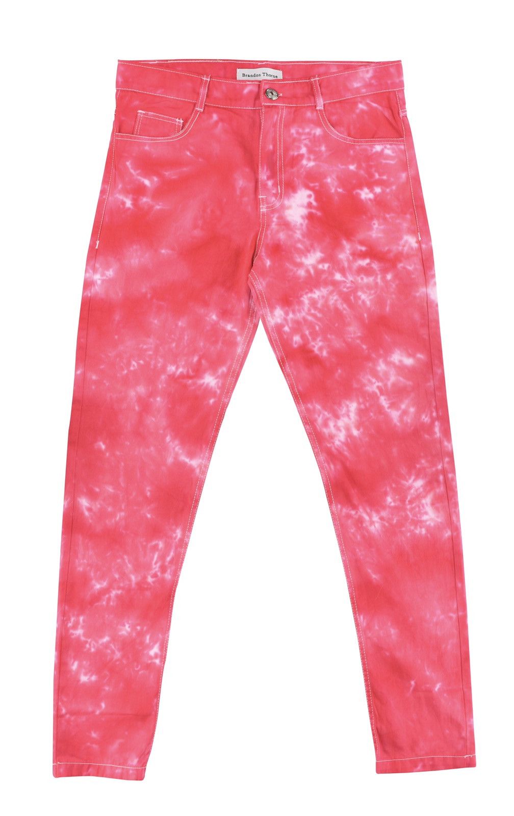 Vintage Dyed Denim Pink Size US 30 / EU 46 - 3 Thumbnail