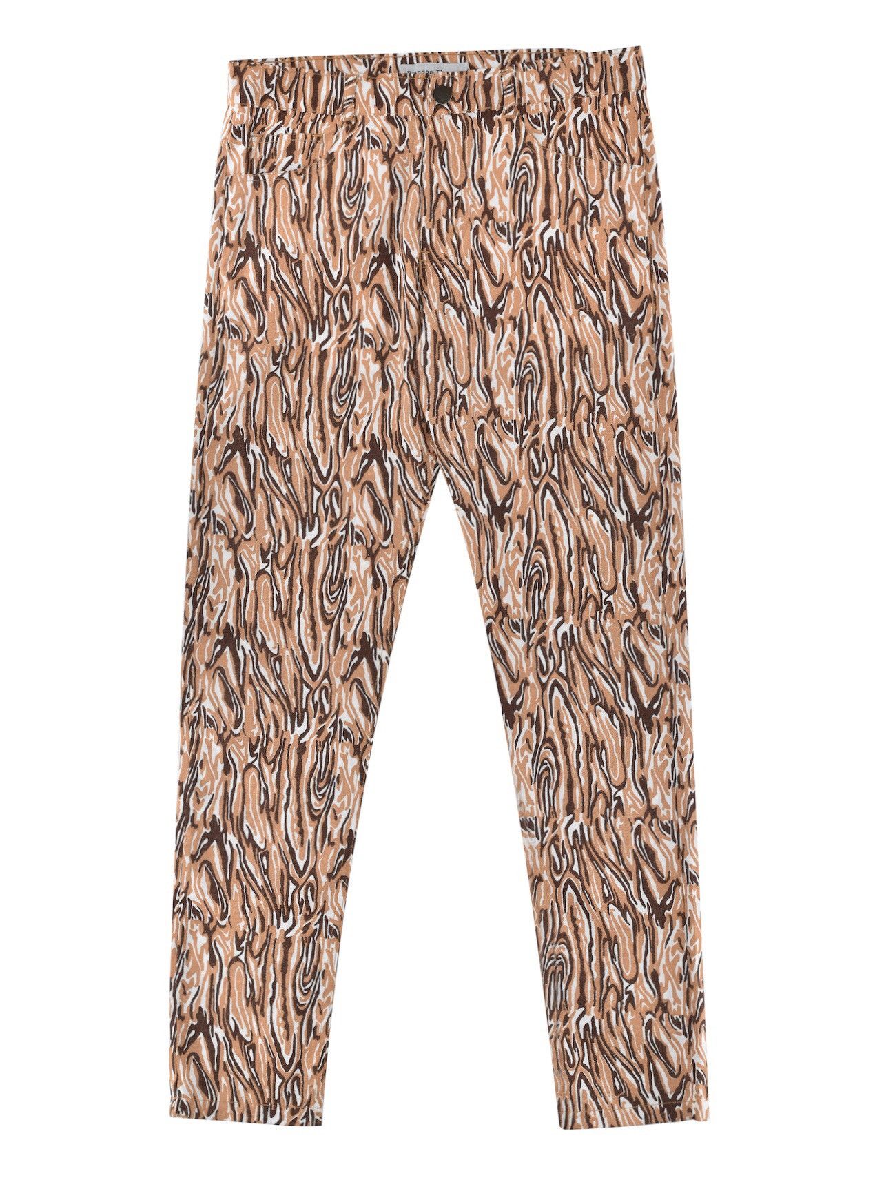 Vintage Cotton Abstract Pants Orange Size US 30 / EU 46 - 3 Thumbnail