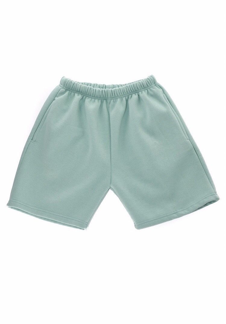 Vintage Fleece Sweat Shorts Mint M Size US 30 / EU 46 - 4 Thumbnail