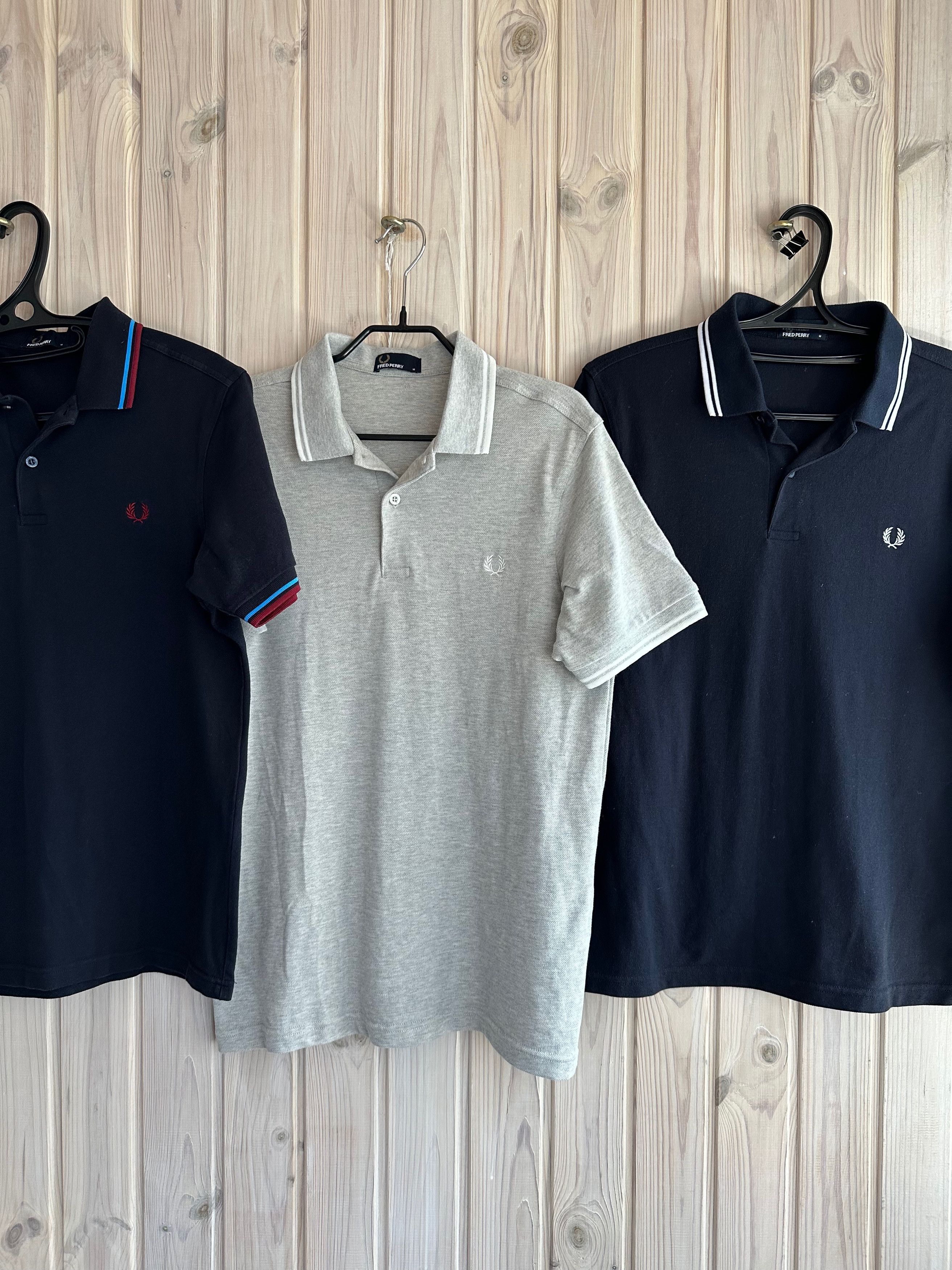 Fred Perry HOT KIT! Fred Perry 3 pcs. polo shirts Size US S / EU 44-46 / 1 - 2 Thumbnail