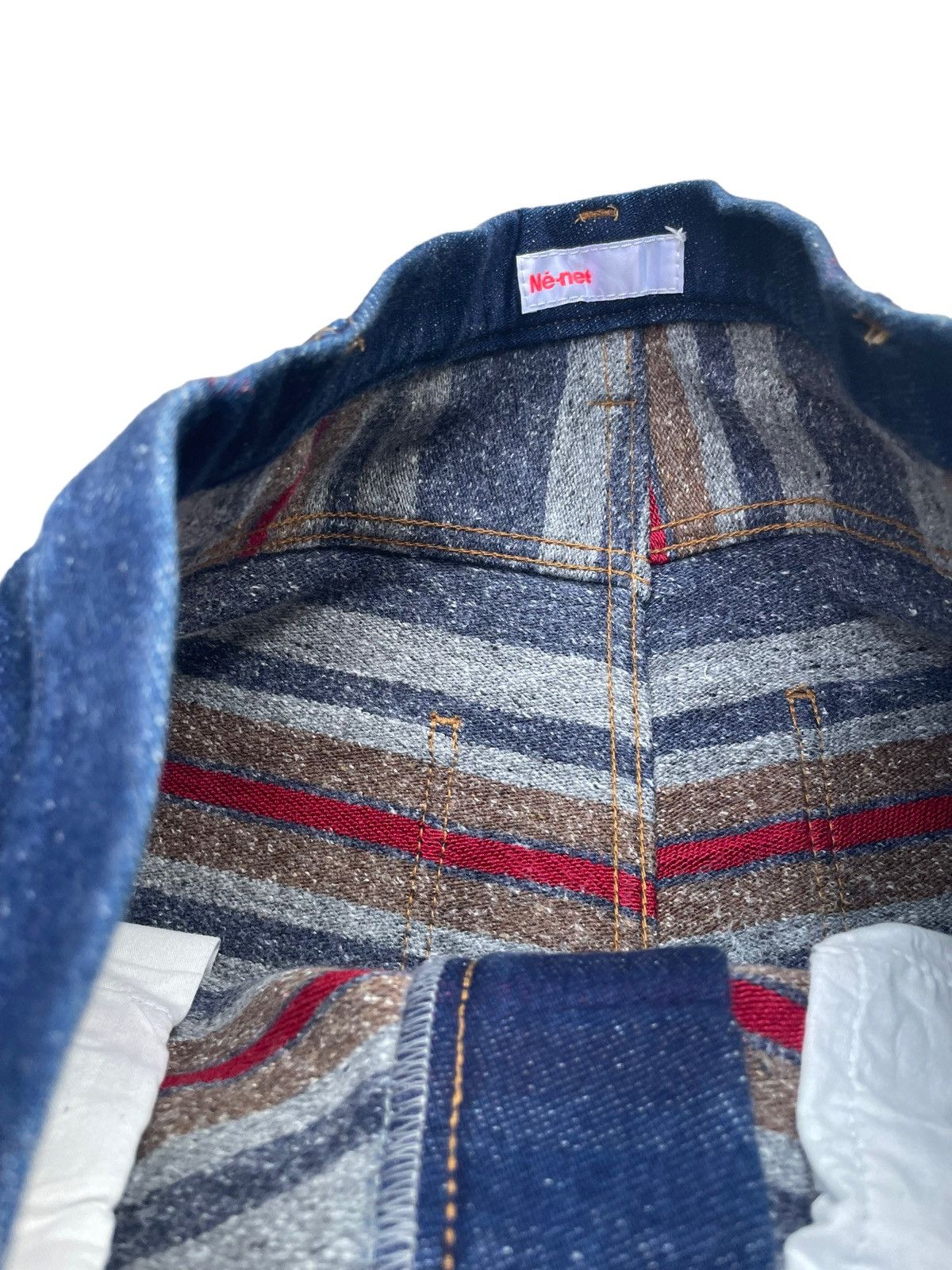 Designer × Issey Miyake × Ne-Net Ne-Net Issey Miyake 2 tone design Size 30" / US 8 / IT 44 - 6 Thumbnail