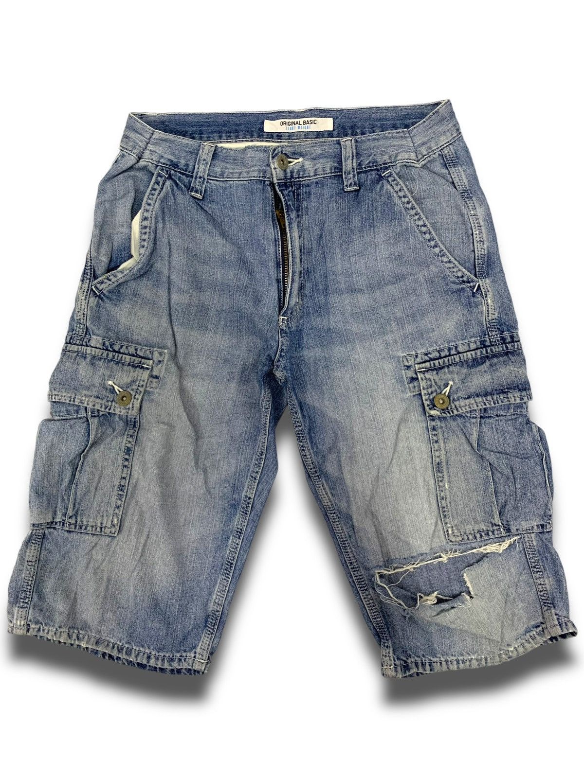 Jun Takahashi × Uniqlo Vintage Y2K Uniqlo Cargo Short Size US 31 - 1 Thumbnail