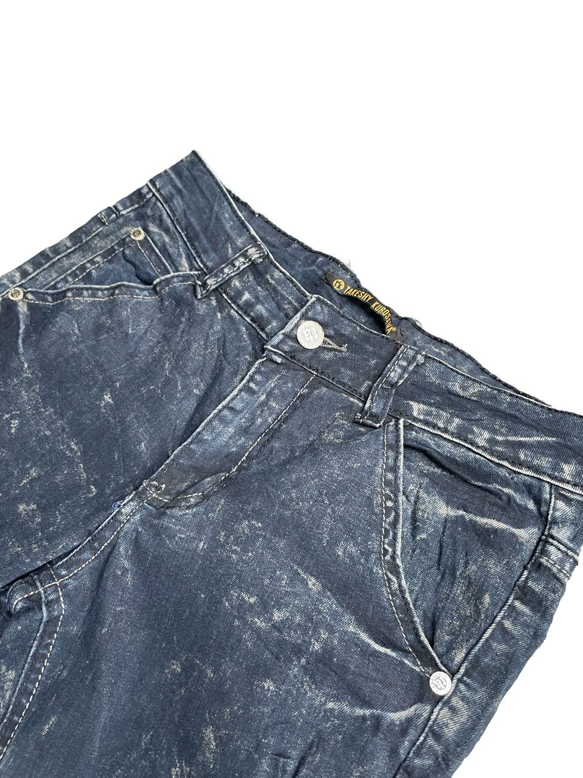 Takeshy Kurosawa Takeshy Kurosawa Custom Distresed Denim Size US 28 / EU 44 - 8 Thumbnail
