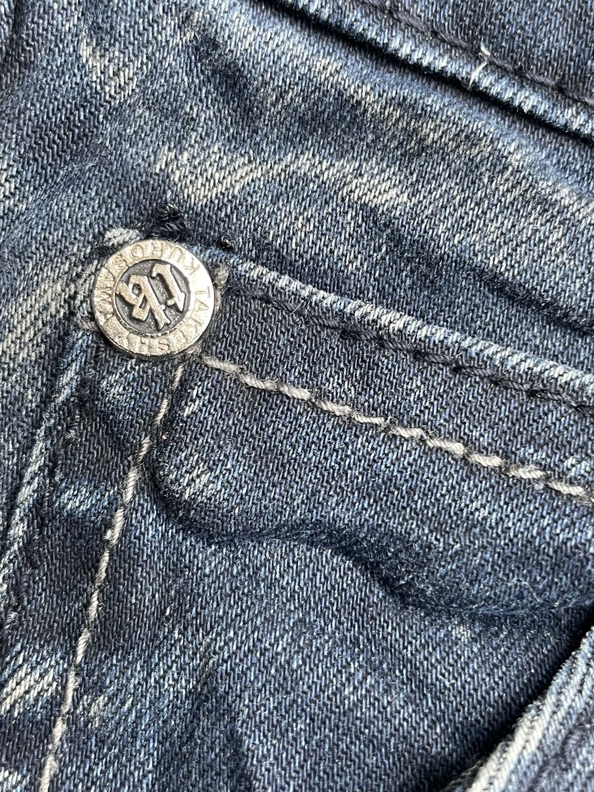 Takeshy Kurosawa Takeshy Kurosawa Custom Distresed Denim Size US 28 / EU 44 - 23 Thumbnail
