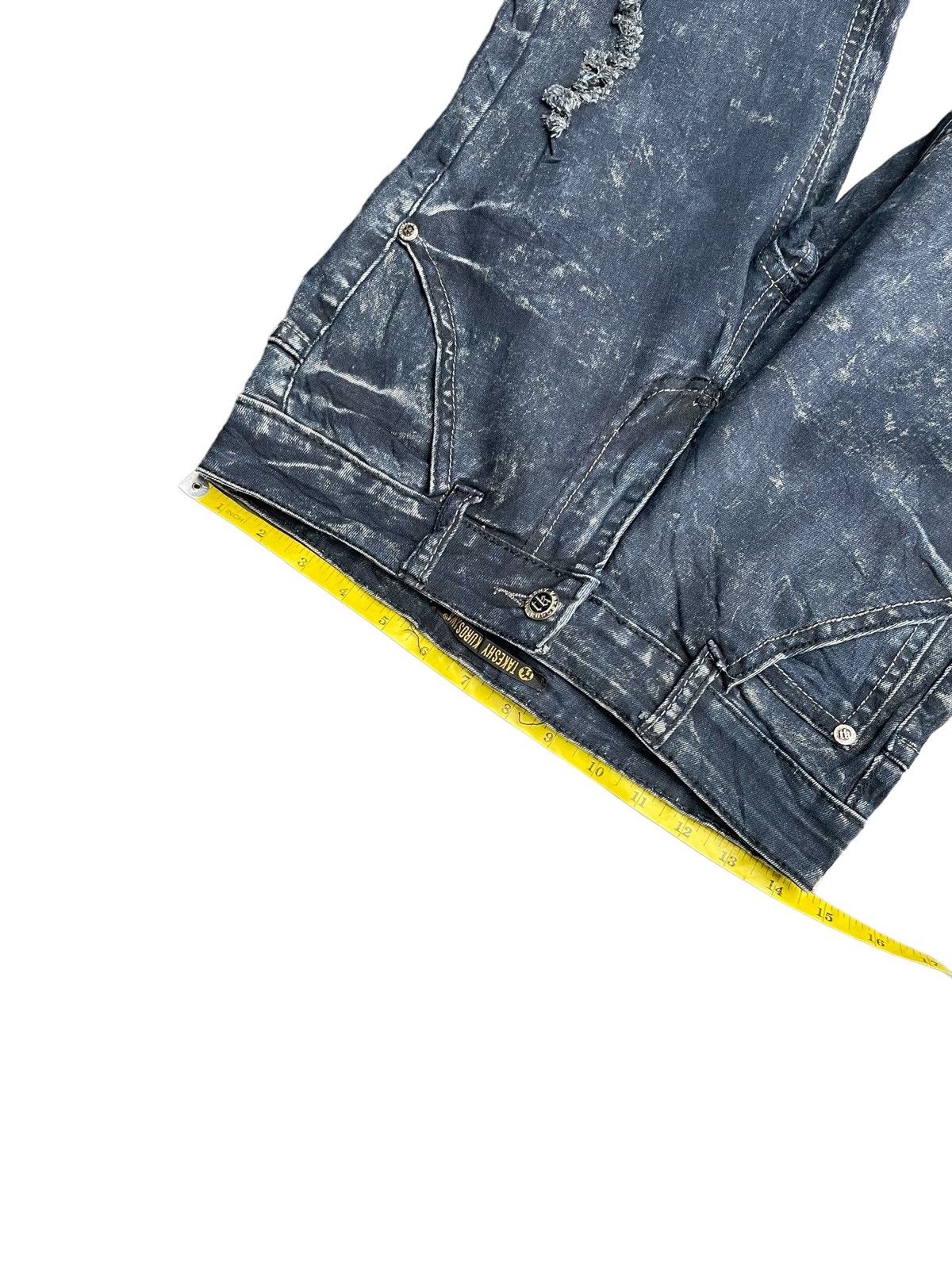 Takeshy Kurosawa Takeshy Kurosawa Custom Distresed Denim Size US 28 / EU 44 - 2 Thumbnail