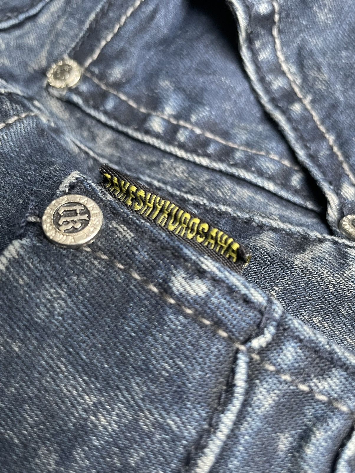 Takeshy Kurosawa Takeshy Kurosawa Custom Distresed Denim Size US 28 / EU 44 - 17 Thumbnail