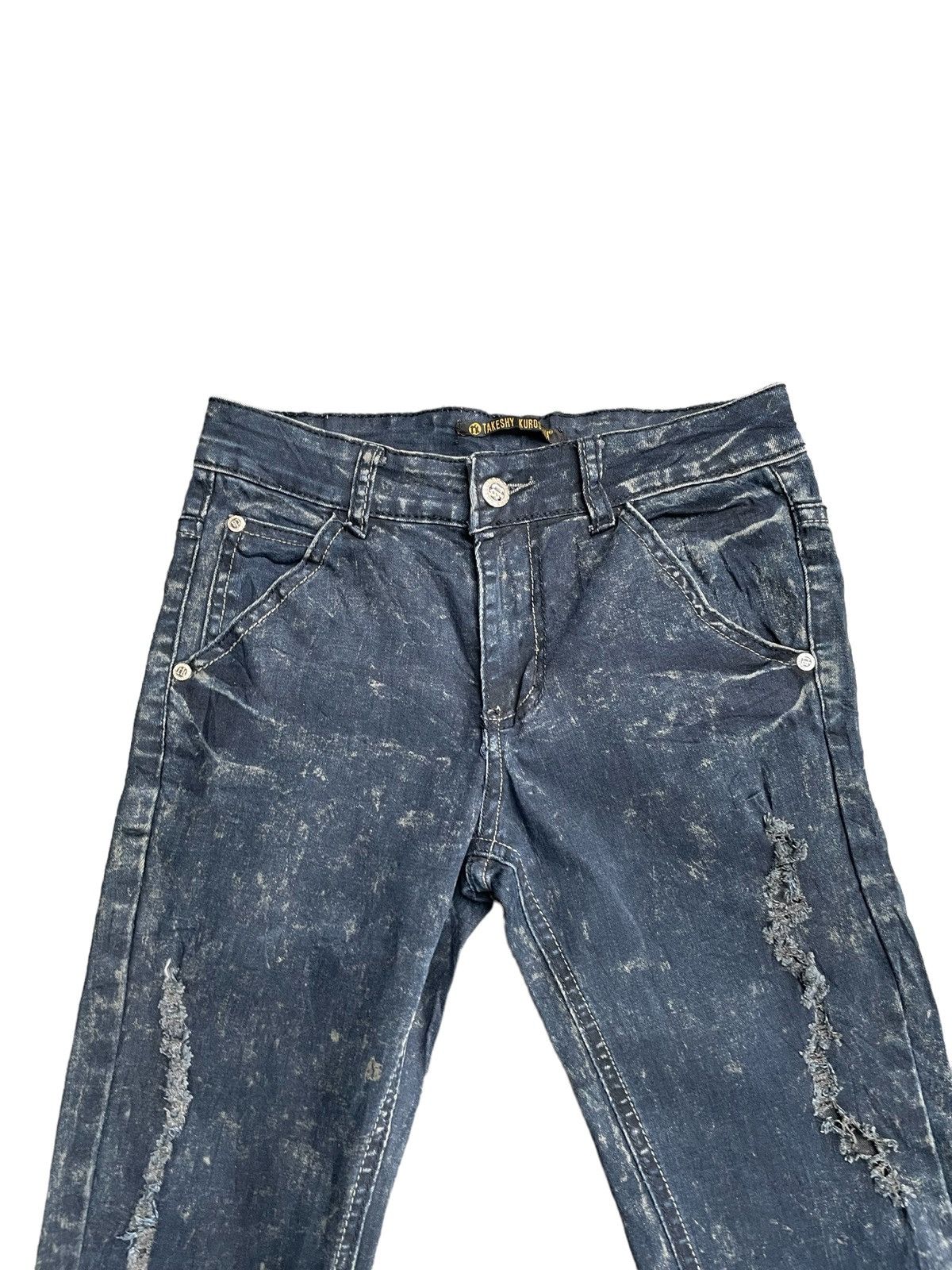 Takeshy Kurosawa Takeshy Kurosawa Custom Distresed Denim Size US 28 / EU 44 - 7 Thumbnail