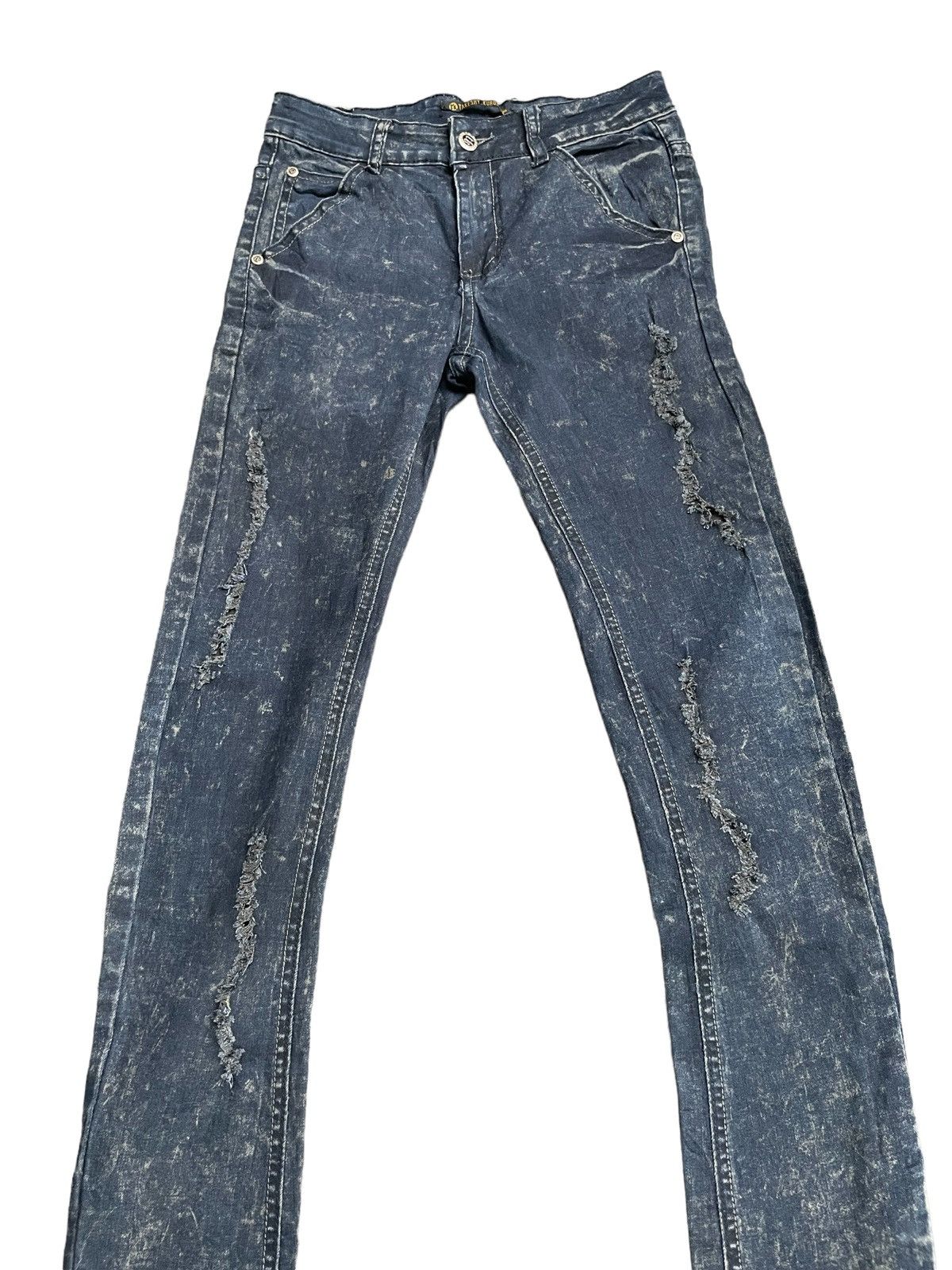 Takeshy Kurosawa Takeshy Kurosawa Custom Distresed Denim Size US 28 / EU 44 - 4 Thumbnail