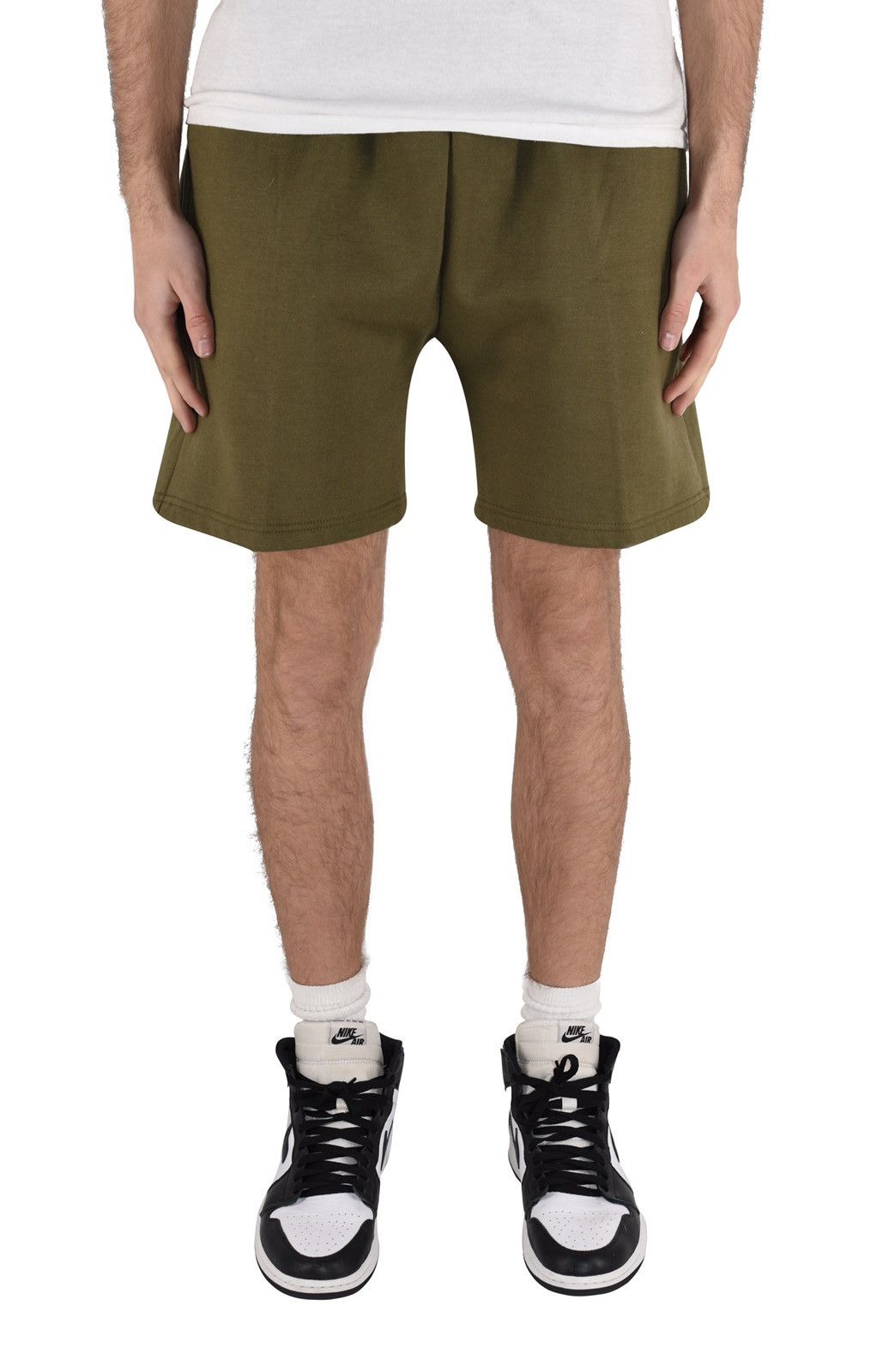 Other Fleece Sweat Shorts Olive Green S Size US 28 / EU 44 - 5 Thumbnail