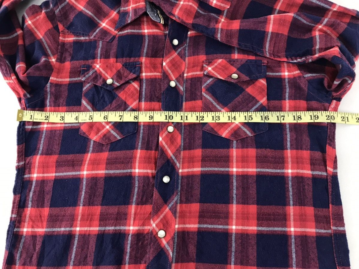 Flannel × Japanese Brand Hype Back Number Est 1980 Plaid Snap Button Style Size US M / EU 48-50 / 2 - 11 Thumbnail