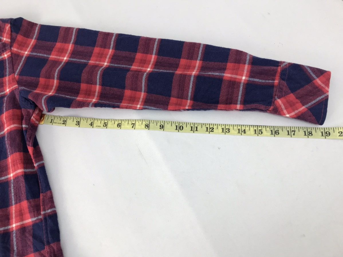 Flannel × Japanese Brand Hype Back Number Est 1980 Plaid Snap Button Style Size US M / EU 48-50 / 2 - 13 Thumbnail