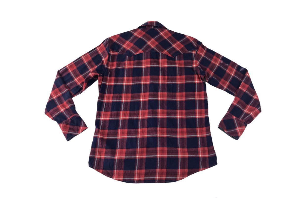 Flannel × Japanese Brand Hype Back Number Est 1980 Plaid Snap Button Style Size US M / EU 48-50 / 2 - 2 Thumbnail