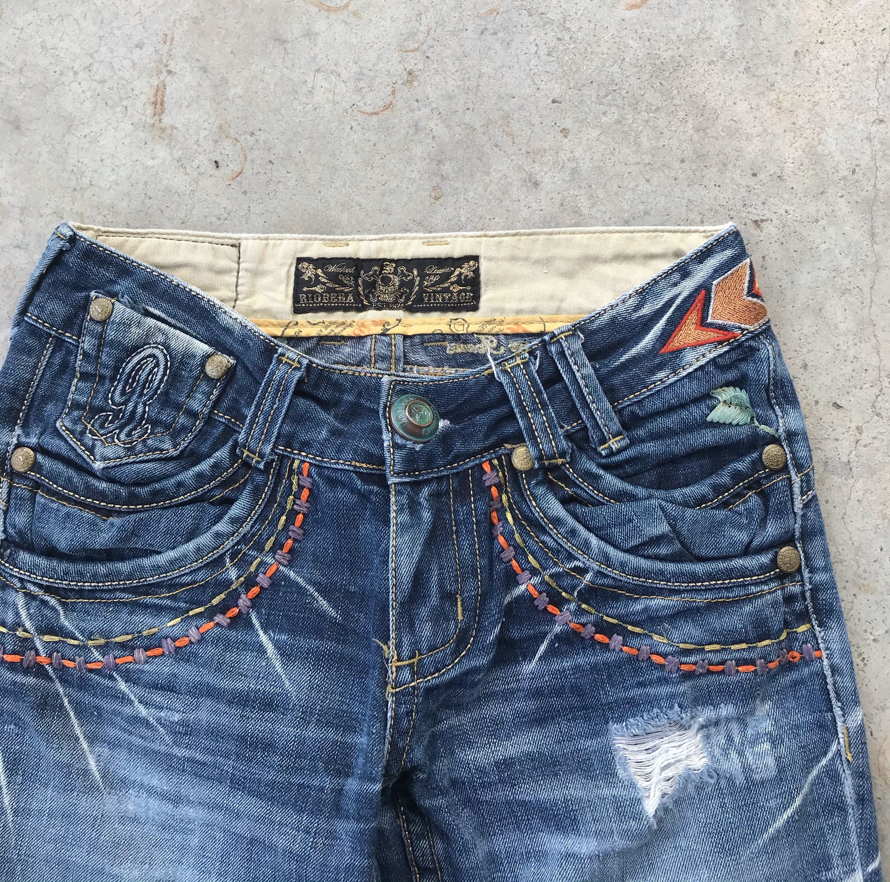 Hysteric Glamour Robera bootcut blue denim jeans Size 27" / US 4 / IT 40 - 2 Thumbnail