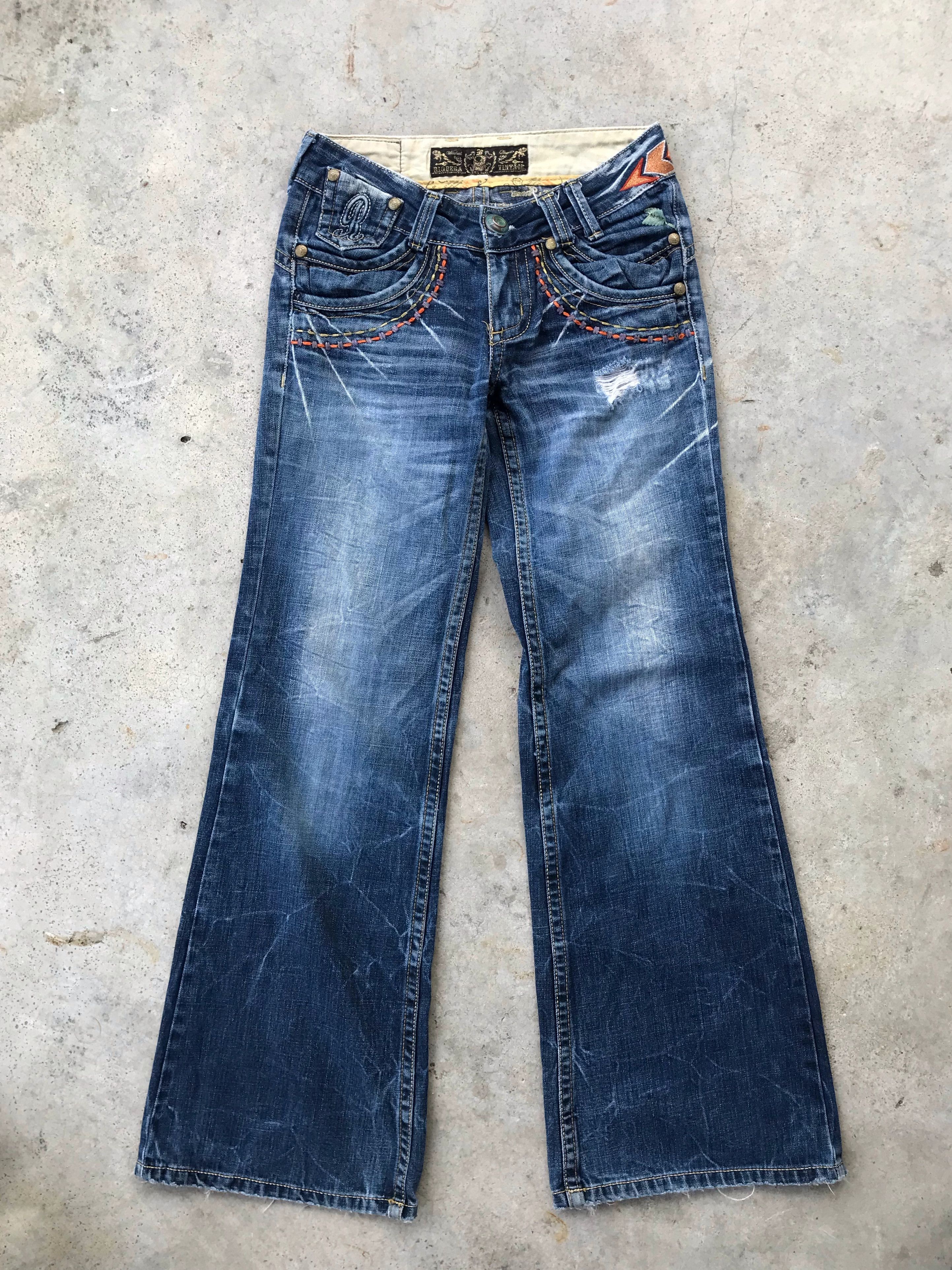 Hysteric Glamour Robera bootcut blue denim jeans Size 27" / US 4 / IT 40 - 1 Thumbnail