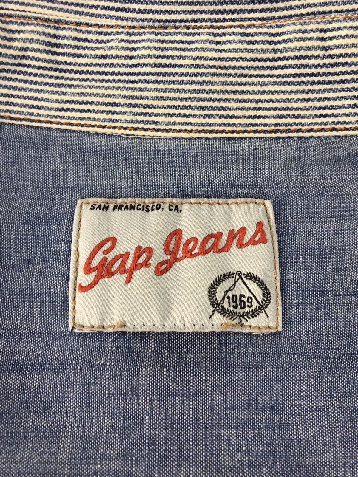 Gap × Vintage Vintage Gap Jeans 1969 Snap Button design Size US M / EU 48-50 / 2 - 7 Thumbnail