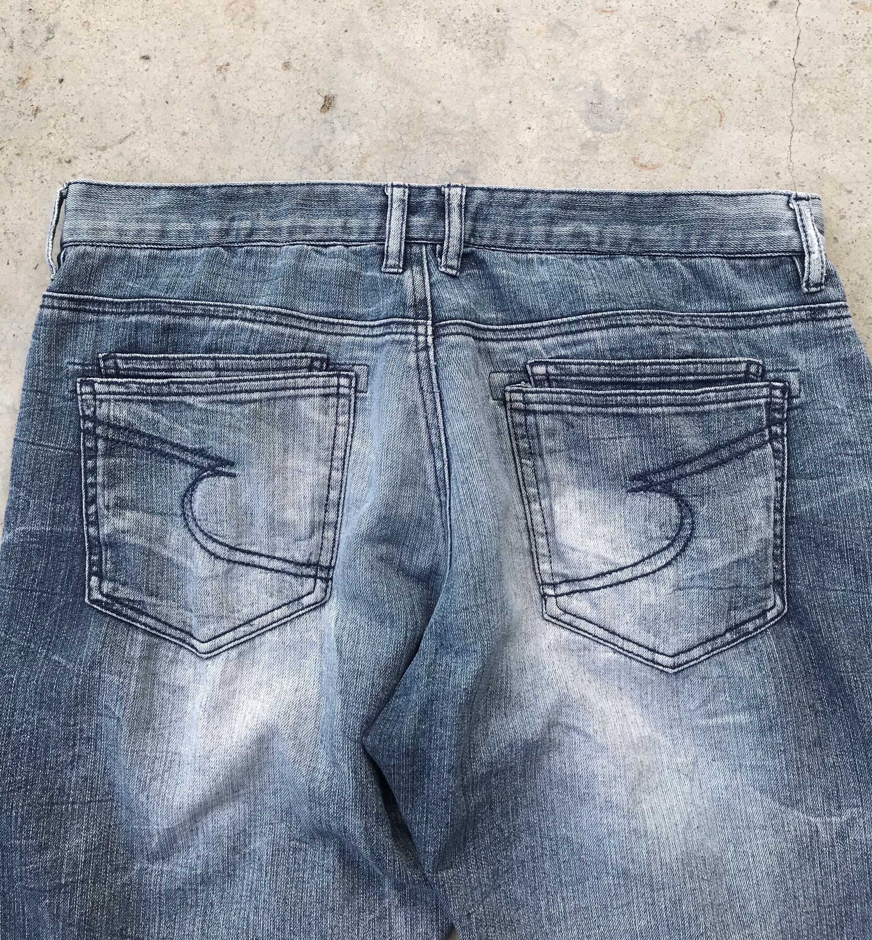 Issey Miyake Semanticdesign light wash denim jeans Size 34" / US 12 / IT 48 - 5 Thumbnail