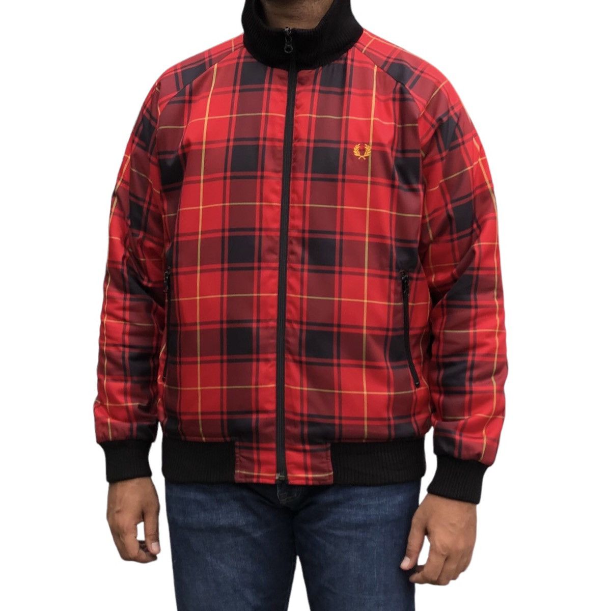 Fred Perry Fred Perry Tartan Design Embroidery Logo Reversible Jacket Size US M / EU 48-50 / 2 - 4 Thumbnail