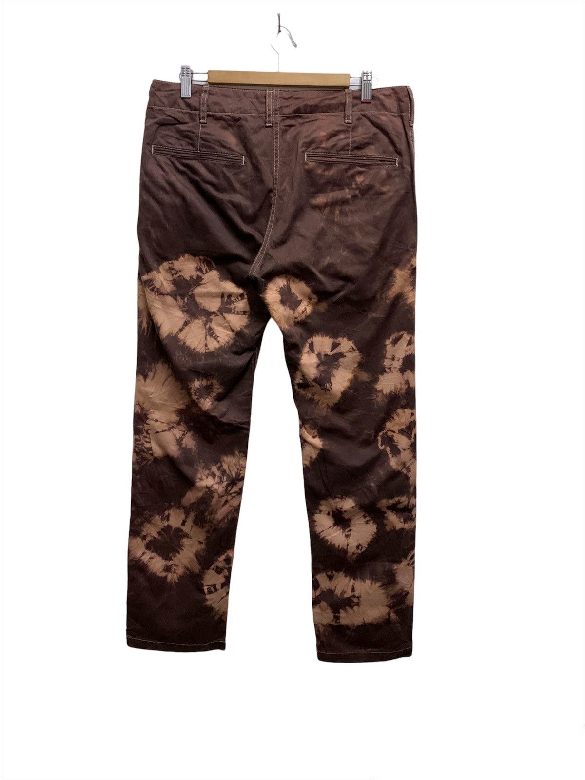 Bleach × DENIM TEARS × Uniqlo Rare! Uniqlo Tye Die Acid Wash Tears Style Khakis Pant Size US 34 / EU 50 - 5 Thumbnail