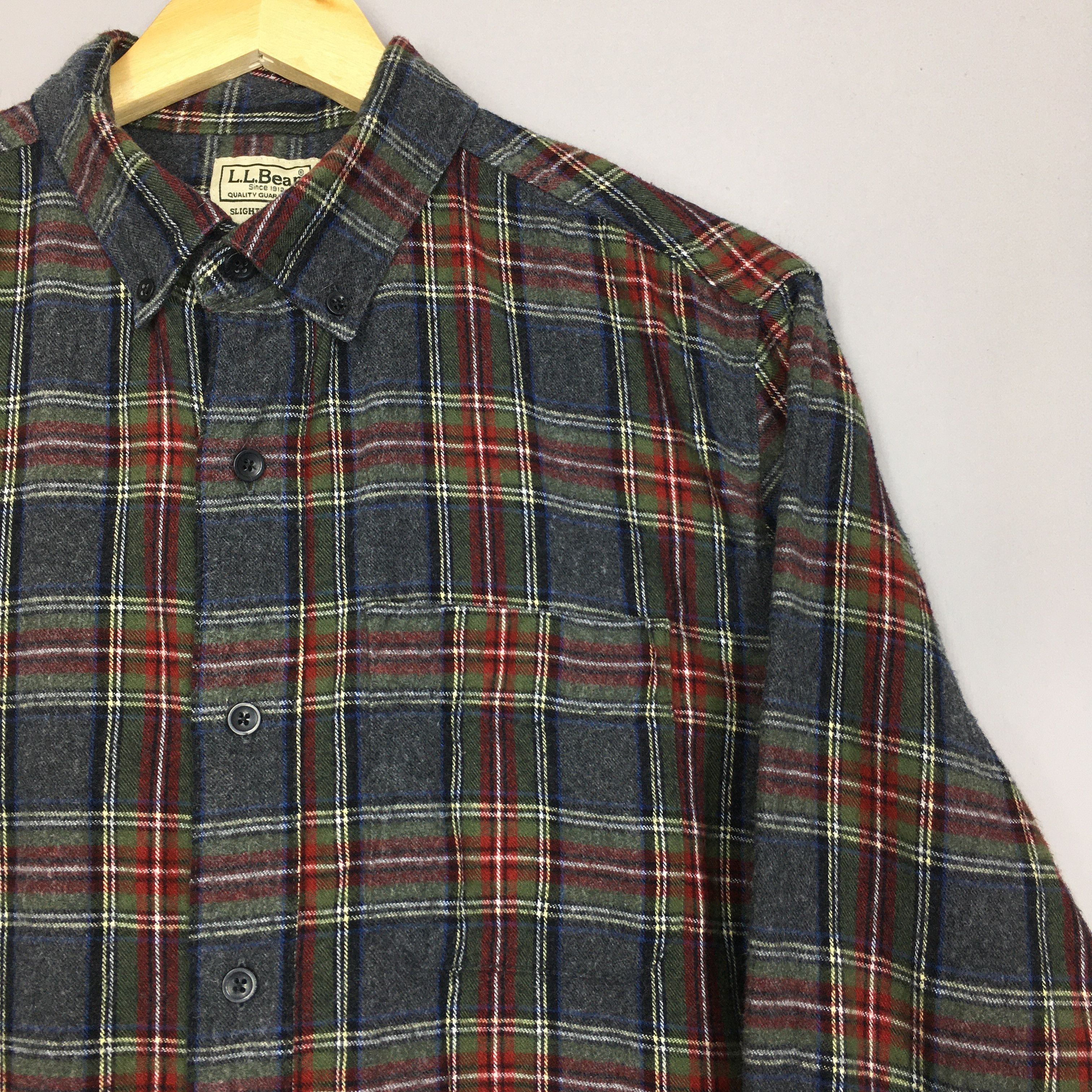Flannel × L.L. Bean × Vintage Vintage LL Bean Checkered Flannel Shirt Medium Size US M / EU 48-50 / 2 - 2 Thumbnail