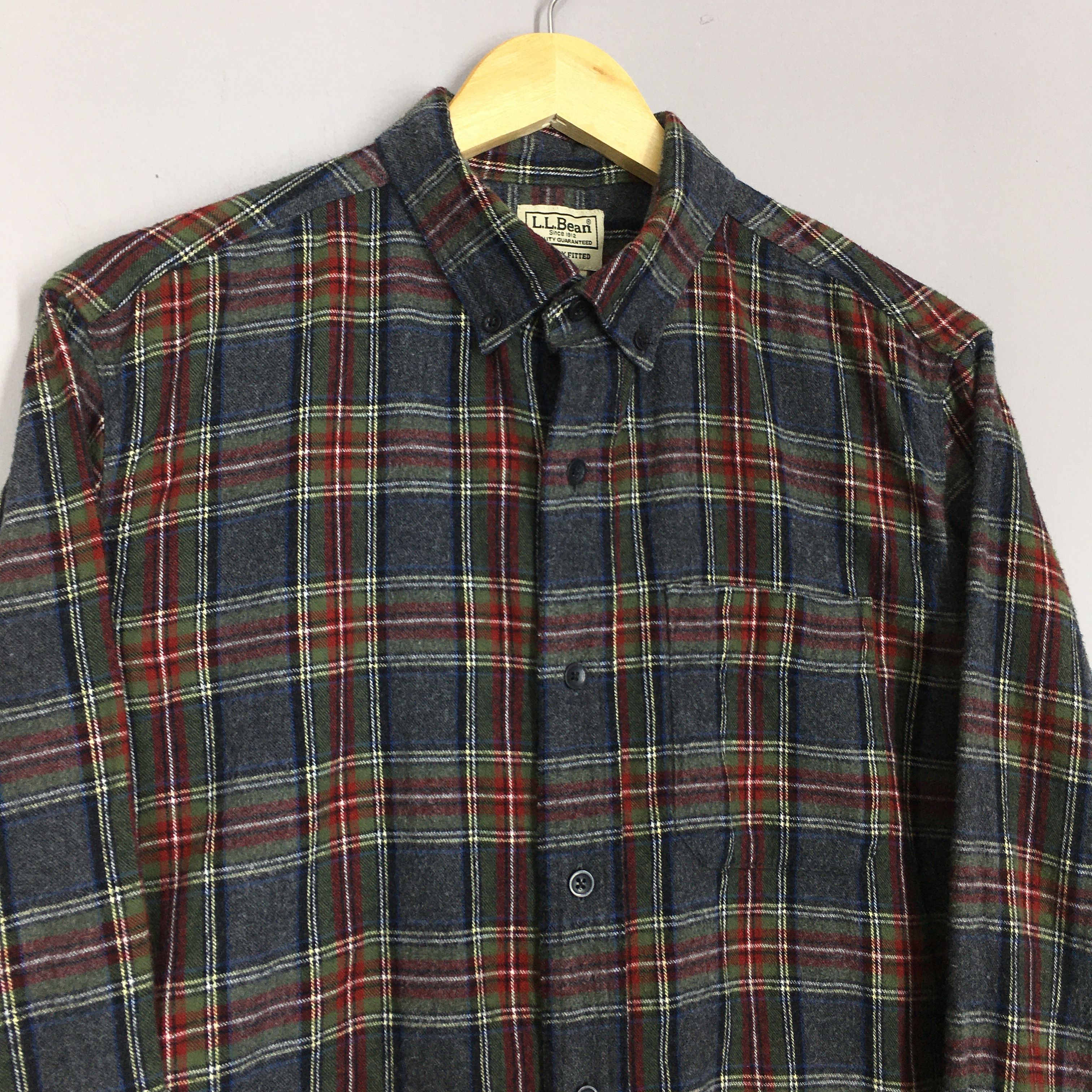 Flannel × L.L. Bean × Vintage Vintage LL Bean Checkered Flannel Shirt Medium Size US M / EU 48-50 / 2 - 3 Thumbnail