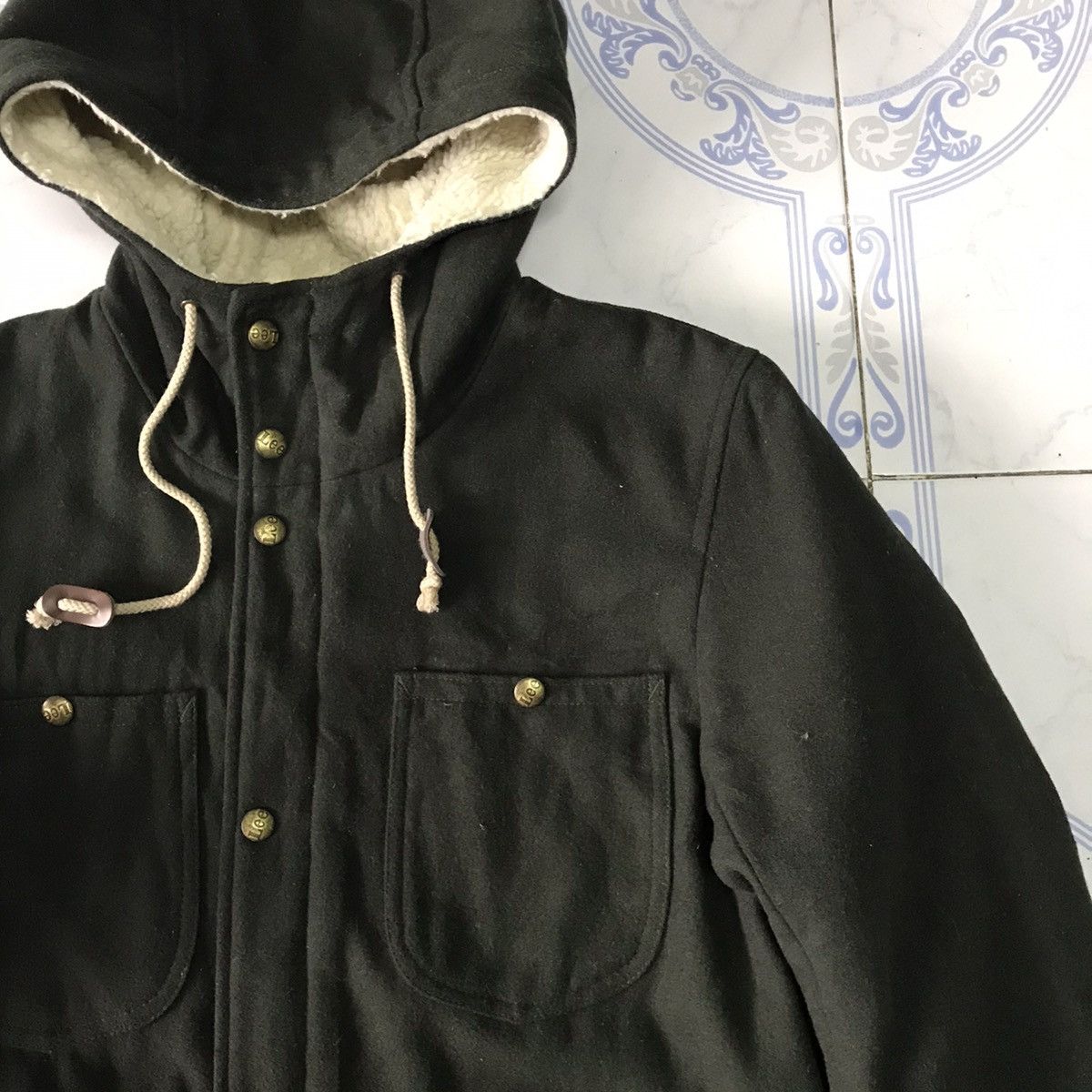 Lee Blend Wool Lee Jacket Hooded Fleece Inner Size US M / EU 48-50 / 2 - 5 Thumbnail