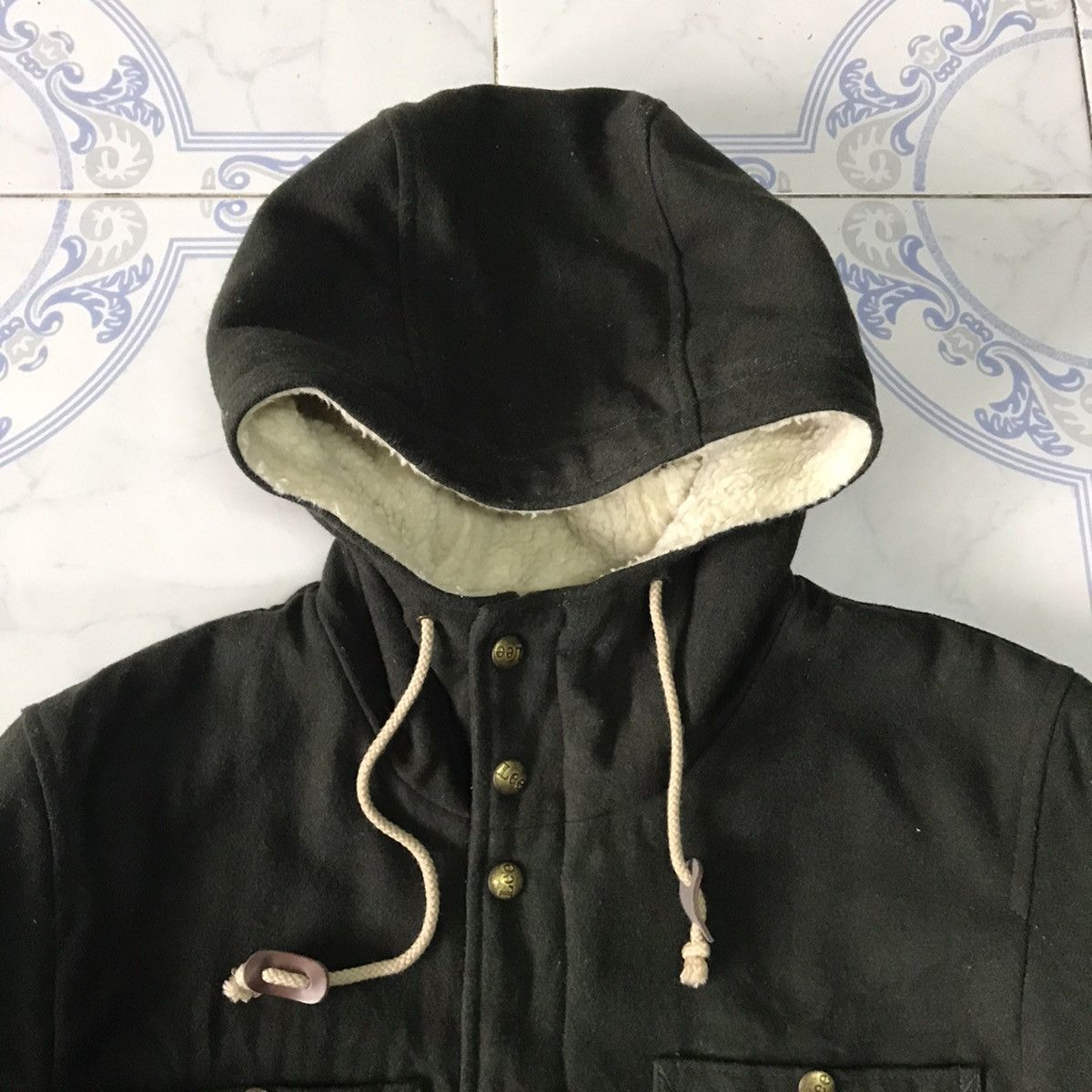 Lee Blend Wool Lee Jacket Hooded Fleece Inner Size US M / EU 48-50 / 2 - 7 Thumbnail