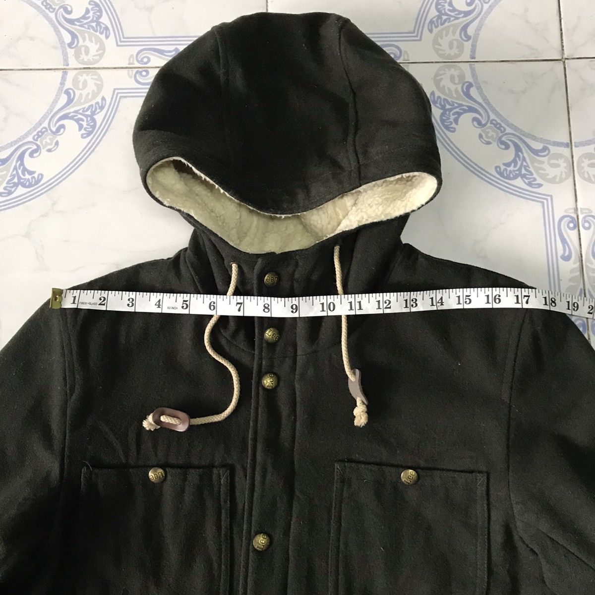 Lee Blend Wool Lee Jacket Hooded Fleece Inner Size US M / EU 48-50 / 2 - 18 Thumbnail