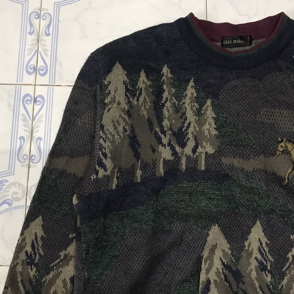 Japanese Brand Gran Padra Forest Cozy Knitwear Pull Made in Japan Size US L / EU 52-54 / 3 - 6 Thumbnail