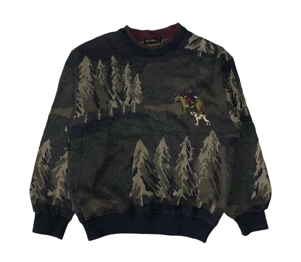 Japanese Brand Gran Padra Forest Cozy Knitwear Pull Made in Japan Size US L / EU 52-54 / 3 - 1 Thumbnail