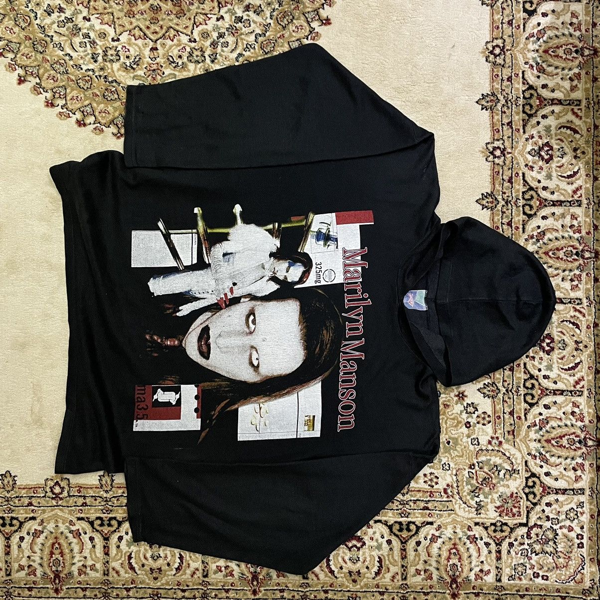 T-shirt Vintage Marilyn Manson 1996 'When I Am God Everyone Dies' - Taille XL