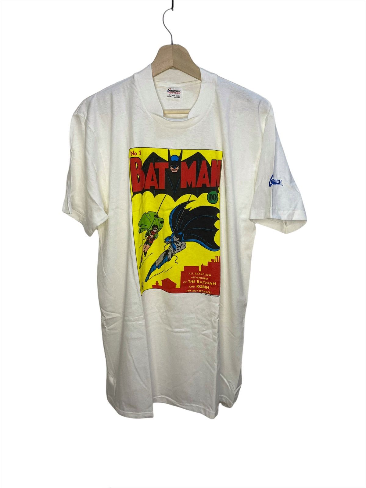 Cartoon Network × DC Comics × Marvel Comics Vintage 90s Batman and Robin T-Shirt Size US L / EU 52-54 / 3 - 1 Thumbnail