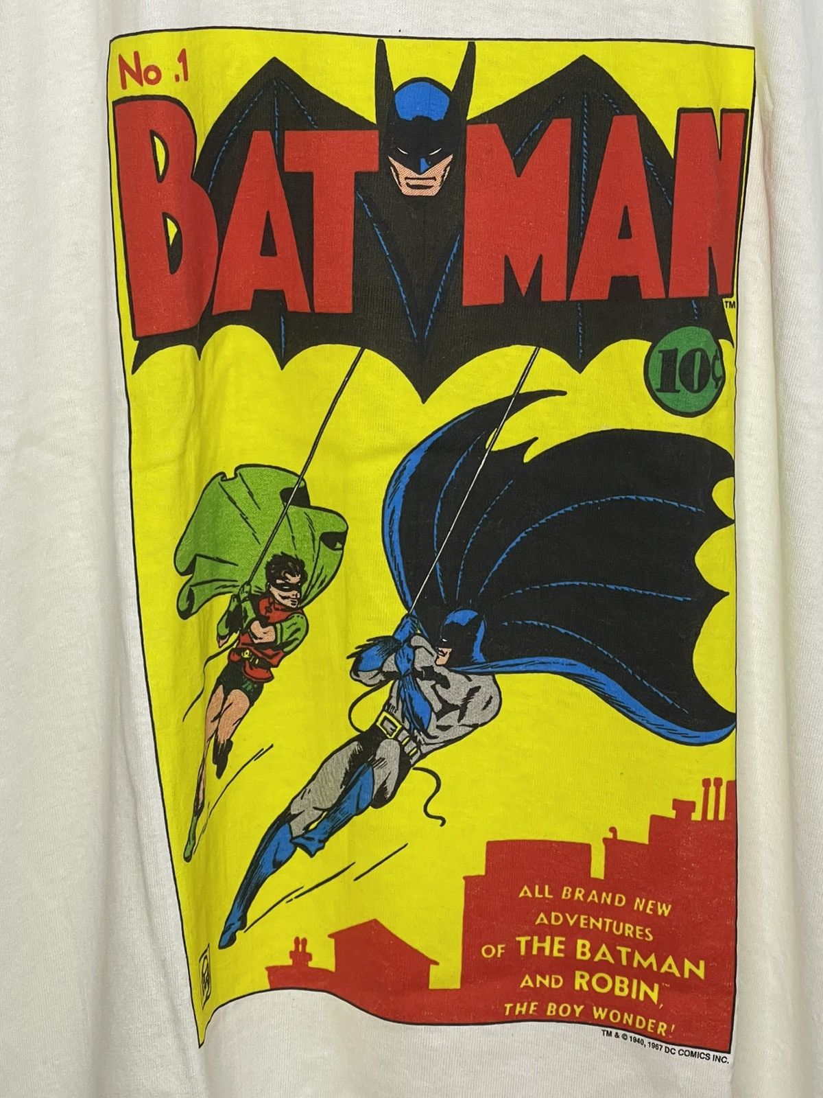 Cartoon Network × DC Comics × Marvel Comics Vintage 90s Batman and Robin T-Shirt Size US L / EU 52-54 / 3 - 3 Thumbnail
