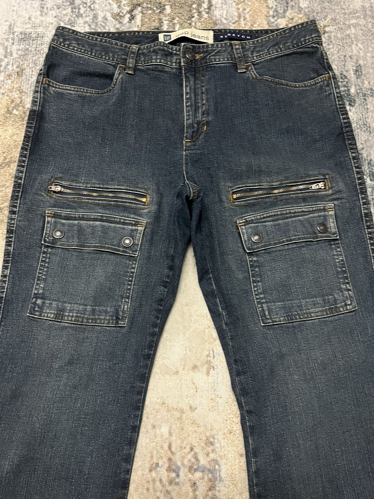 Japanese Brand × Vintage Gap Jeans Boot Cut Bush Pant zipper Denim Size US 32 / EU 48 - 2 Thumbnail