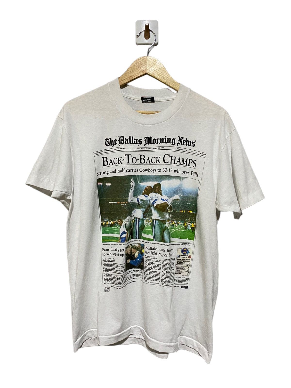 NFL × Vintage 🔥EPIC🔥VINTAGE NFL SHIRTS THE DALLAS MORNING NEWS Size US L / EU 52-54 / 3 - 1 Thumbnail