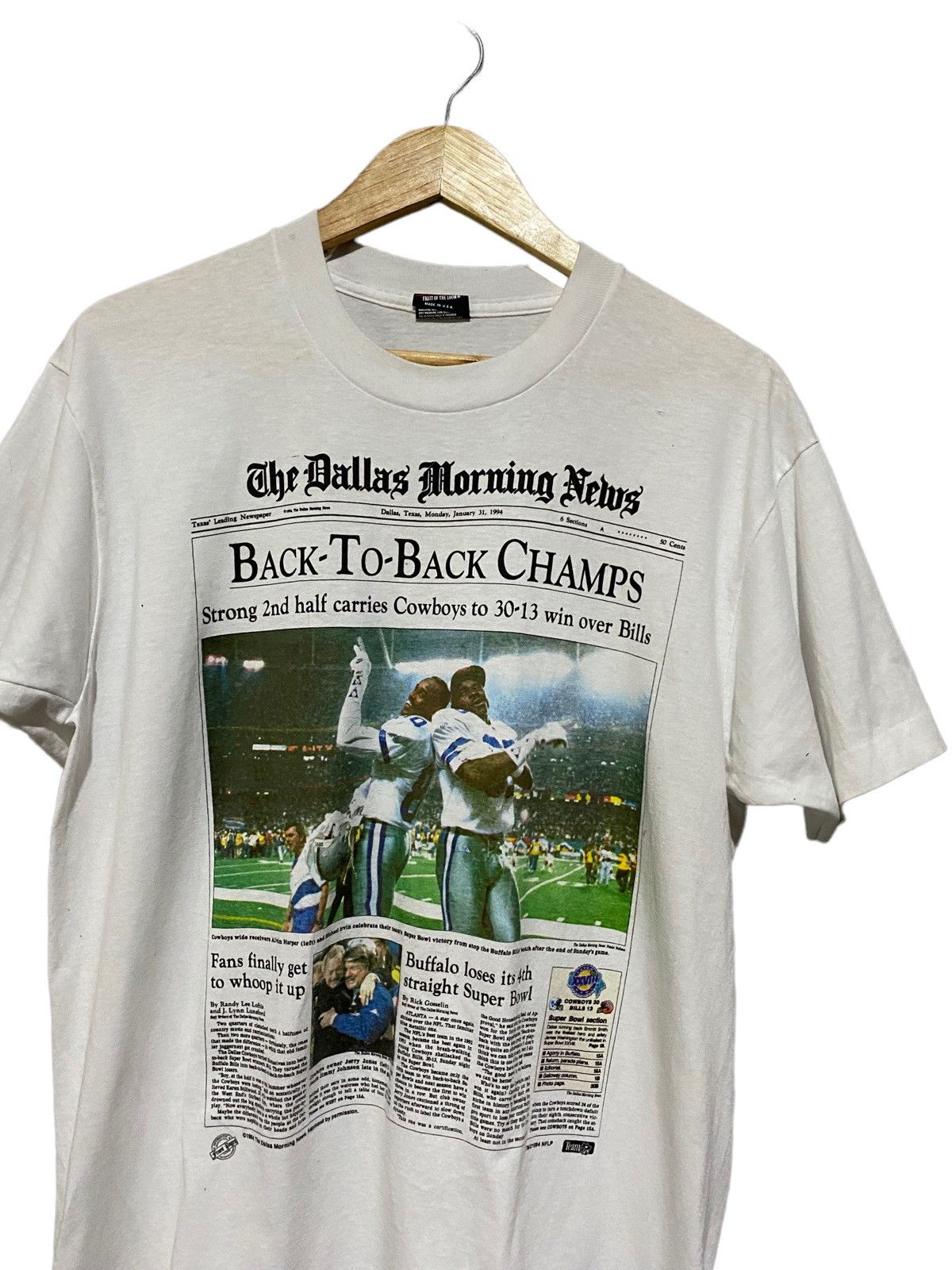 NFL × Vintage 🔥EPIC🔥VINTAGE NFL SHIRTS THE DALLAS MORNING NEWS Size US L / EU 52-54 / 3 - 2 Thumbnail
