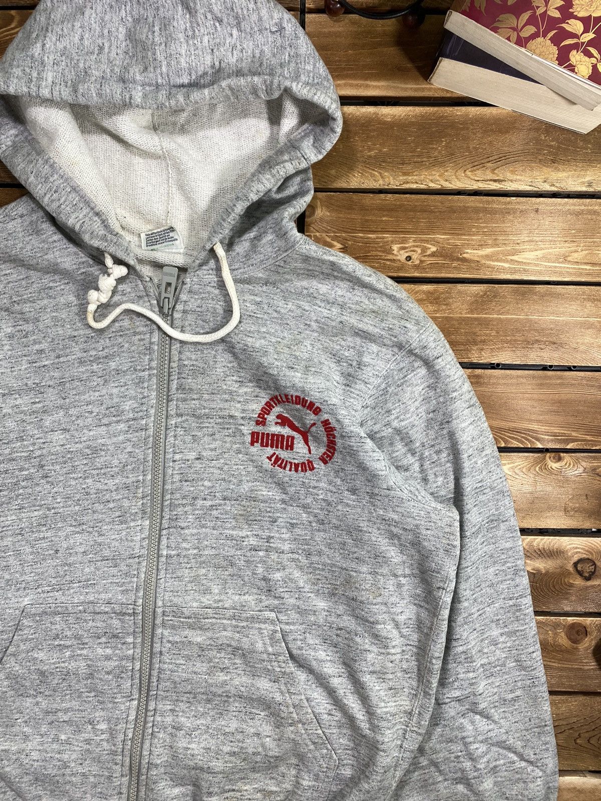 Puma × Vintage Vintage Puma Hoodie Small Logo Nice Design Sport 90s Size M Size US M / EU 48-50 / 2 - 4 Thumbnail