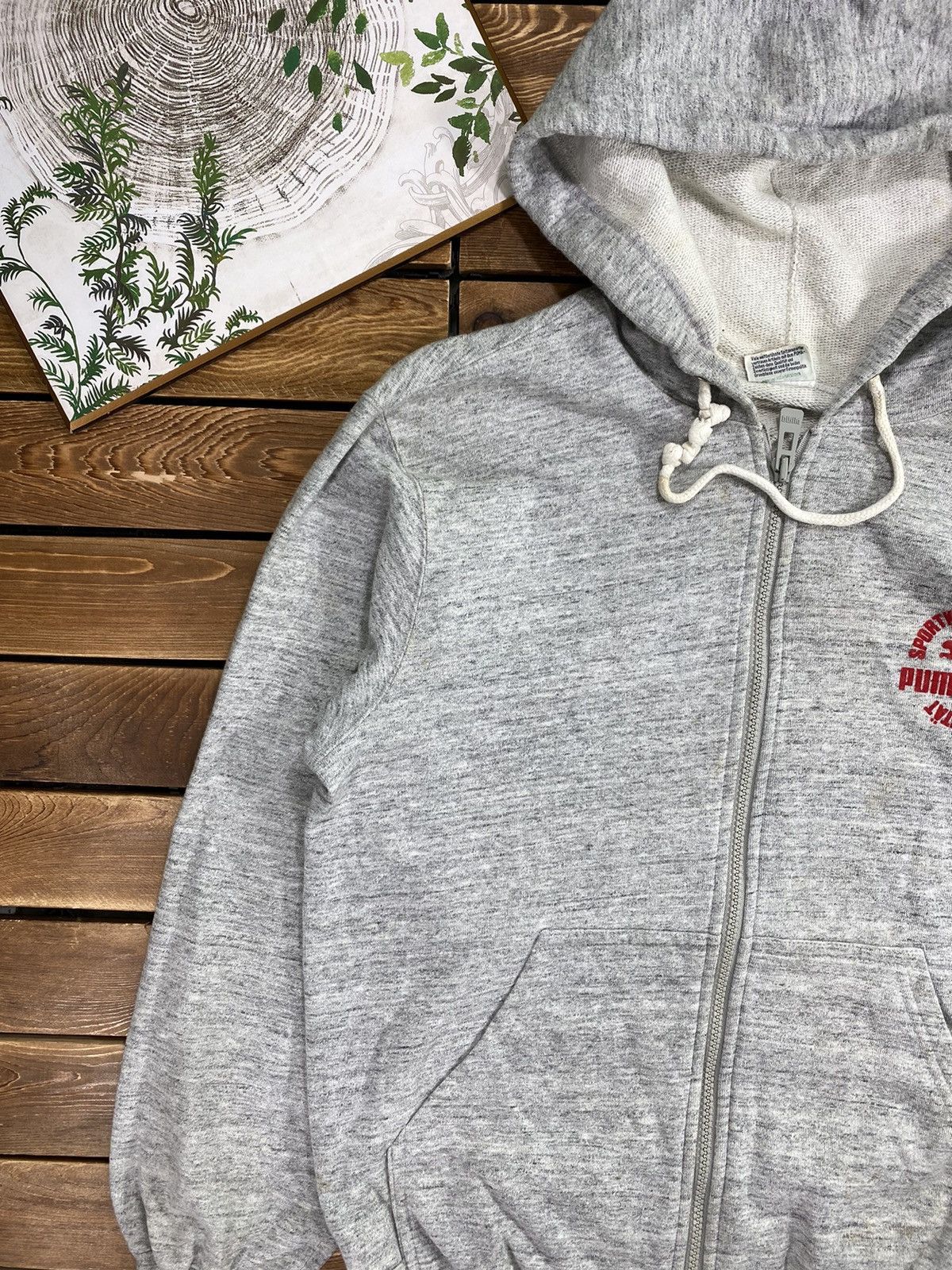 Puma × Vintage Vintage Puma Hoodie Small Logo Nice Design Sport 90s Size M Size US M / EU 48-50 / 2 - 5 Thumbnail