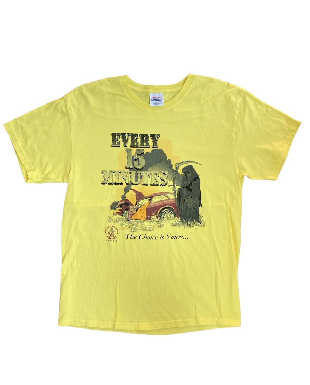 Hanes × Vintage Vintage Hanes Simi Valley High School The Choice Is Yours Size US L / EU 52-54 / 3 - 1 Thumbnail