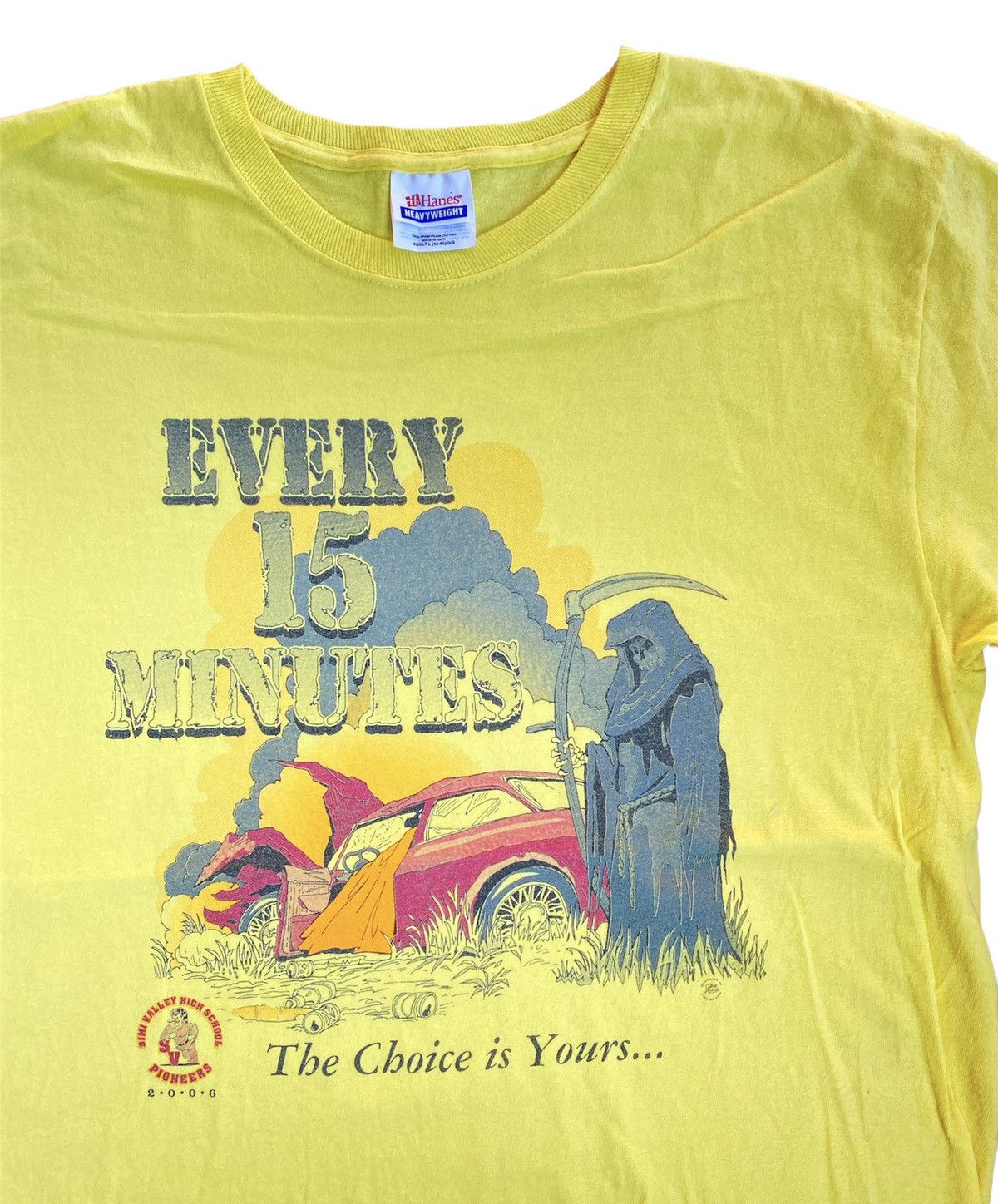 Hanes × Vintage Vintage Hanes Simi Valley High School The Choice Is Yours Size US L / EU 52-54 / 3 - 2 Thumbnail
