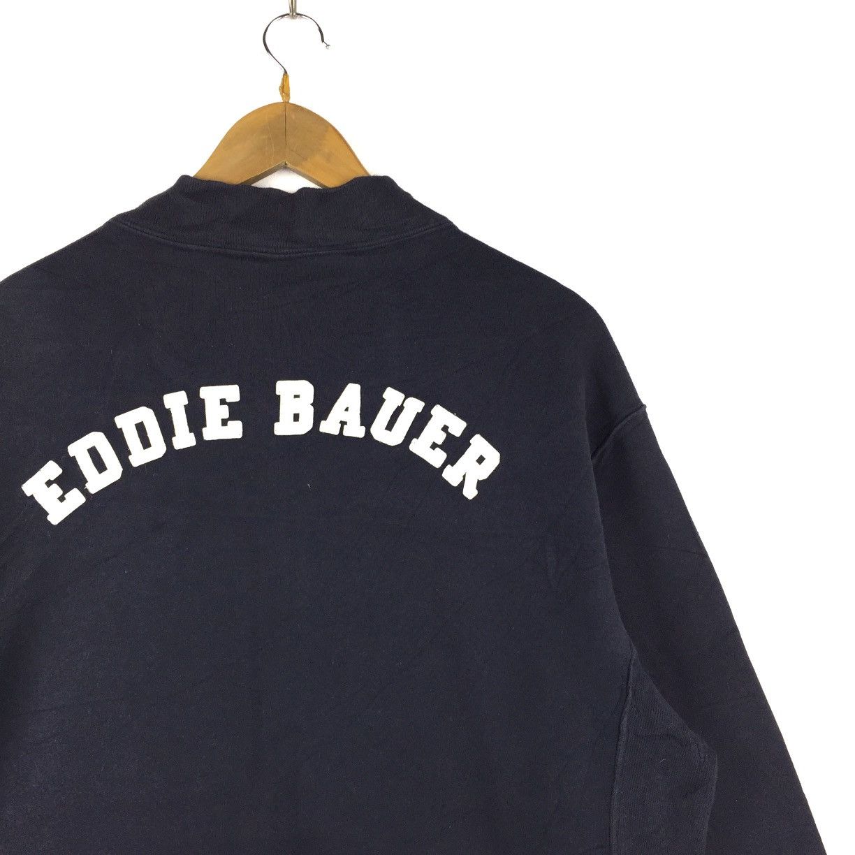 Eddie Bauer × Japanese Brand × Vintage Vintage 90s EDDIE BAUER Sweatshirts Big Logo Spell Out Size US L / EU 52-54 / 3 - 5 Thumbnail