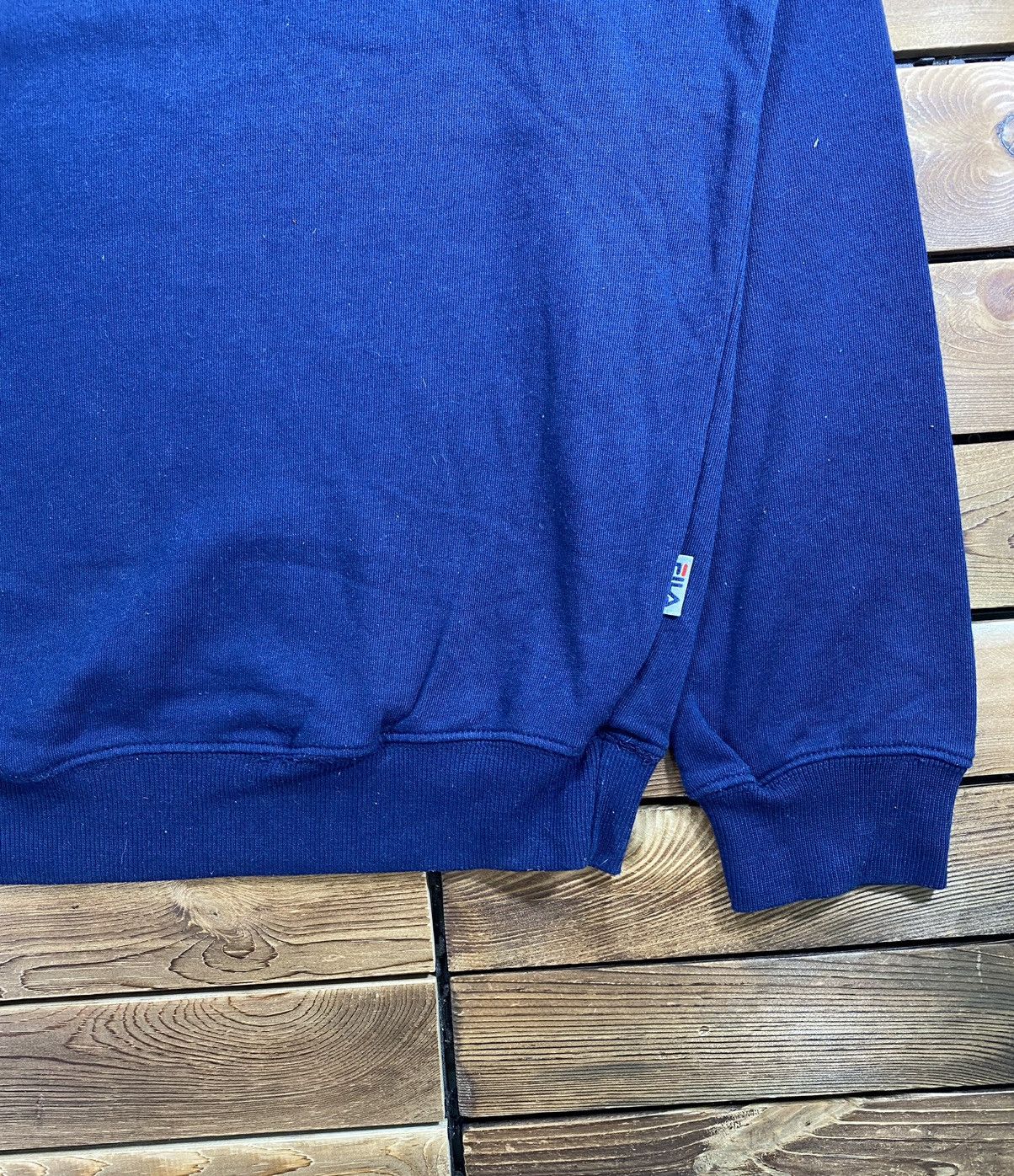 Fila × Vintage Vintage 90s Fila Big Logo Sweatshirt Numero Uno 1911 size L Size US L / EU 52-54 / 3 - 2 Thumbnail